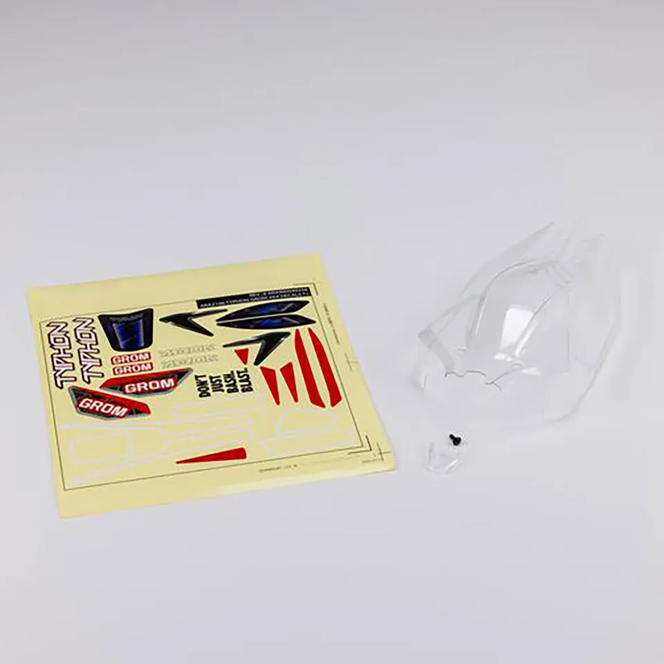 arrma-typhon-grom-karosserie-klar-clear-body-ara412007 image 1