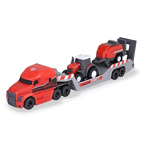 dickie-toys-massey-ferguson-bauernhof-3er-set-mack-truck-traktor-ballenpresse image 8