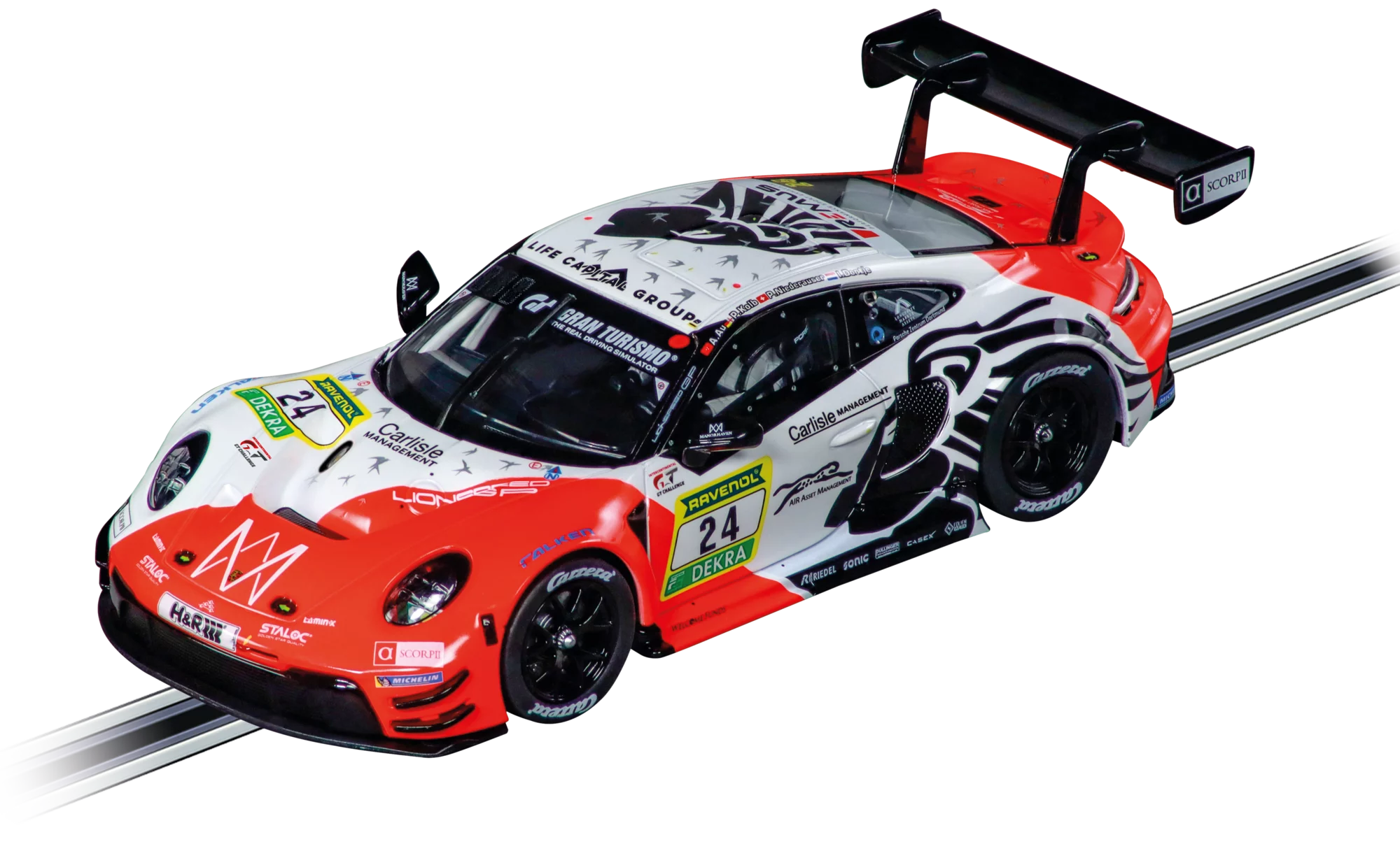 carrera-rc-porsche-911-gt3-r-lionspeed-gp-no-24-slotcar-digital-132-1-32 image 1