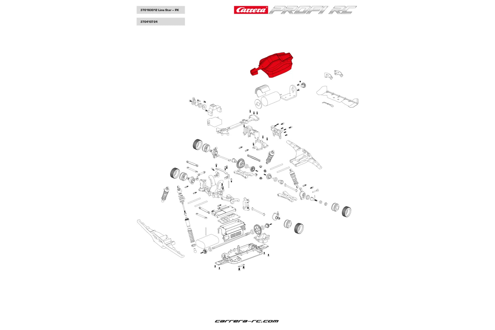 carrera-rc-profi-body-lime-star-ersatz-karosserie image 2
