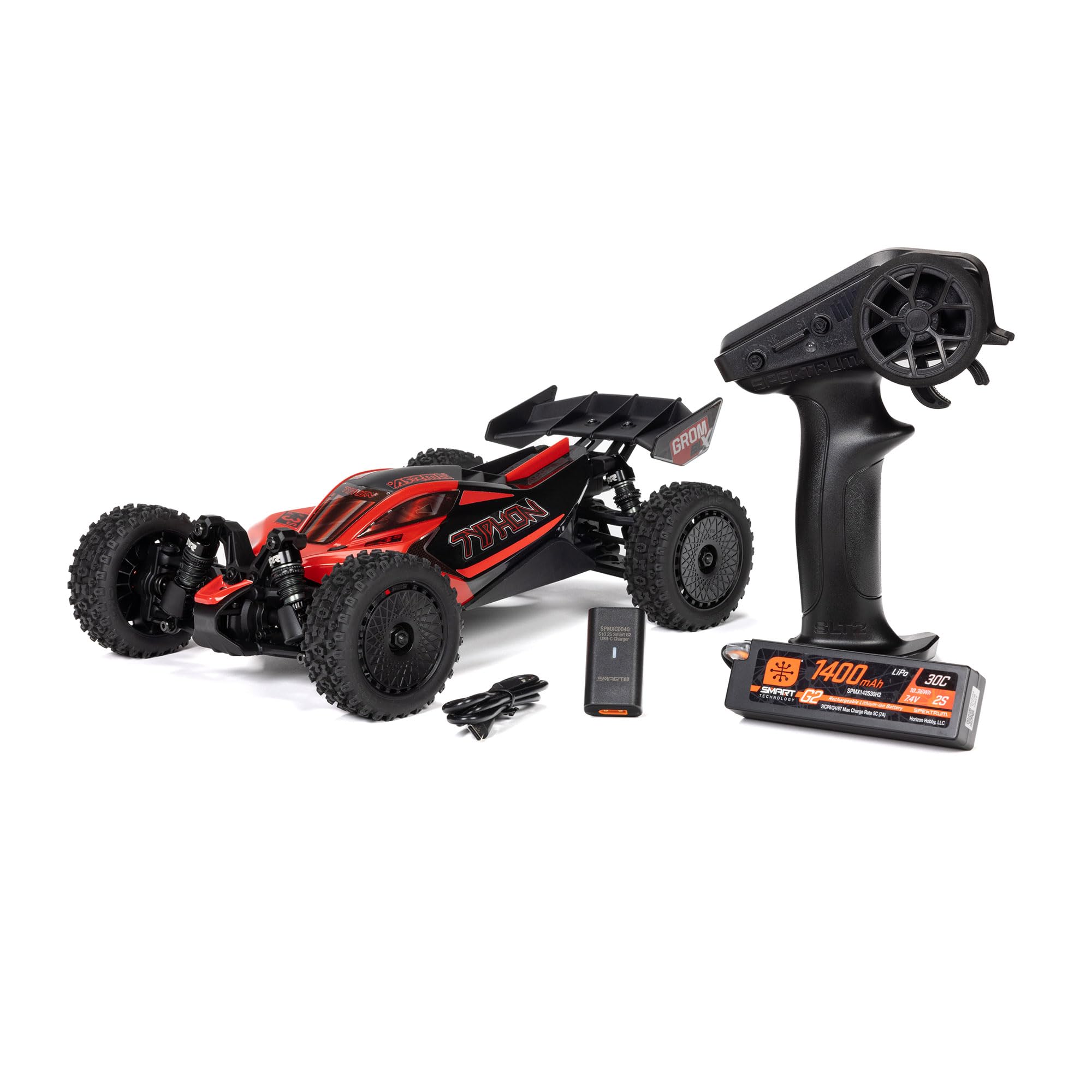 arrma-typhon-grom-223s-dsc-4x4-rtr-brushless-buggy-rot image 1
