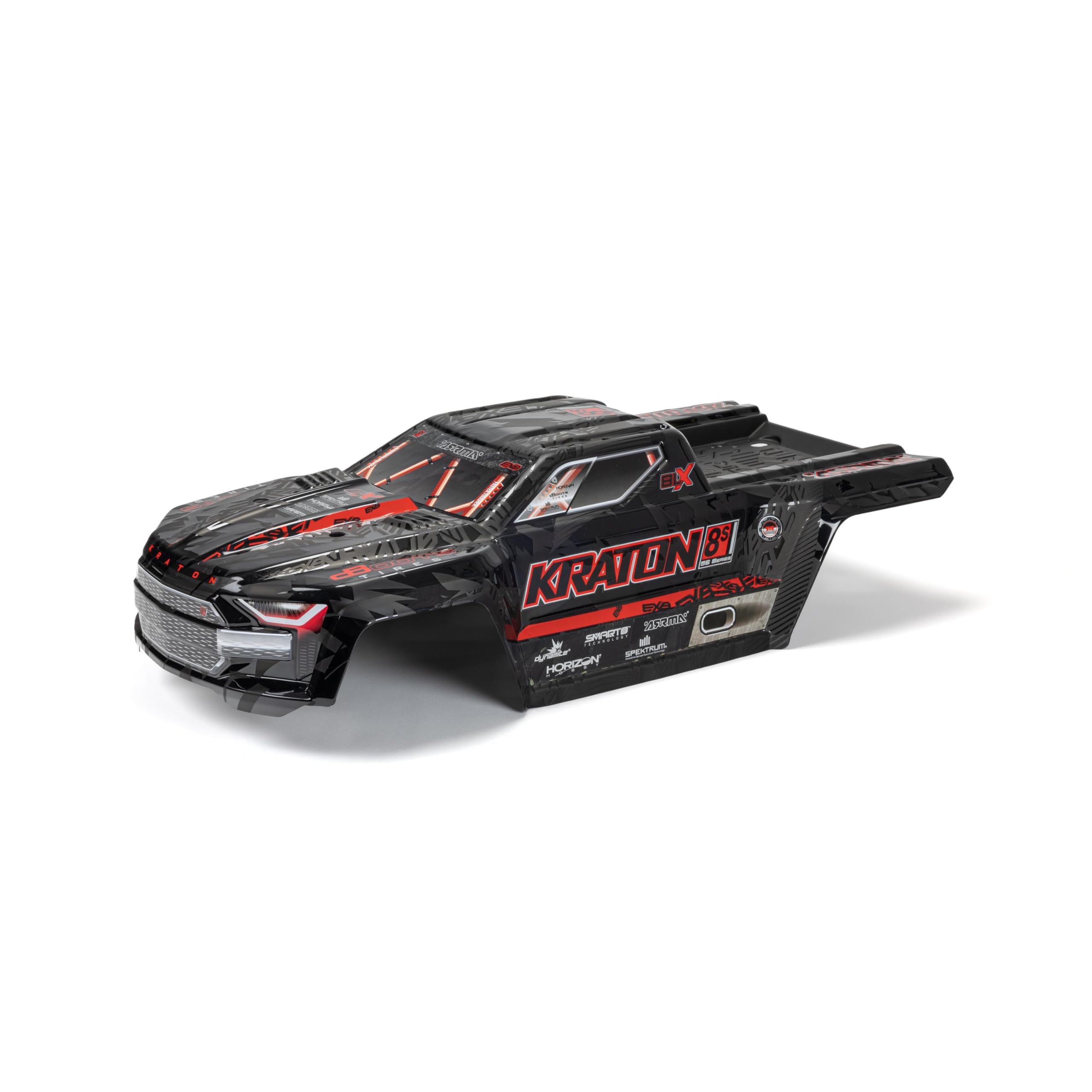 arrma-kraton-8s-karosserie-ara409010-schwarz-lackiert-getrimmt image 1