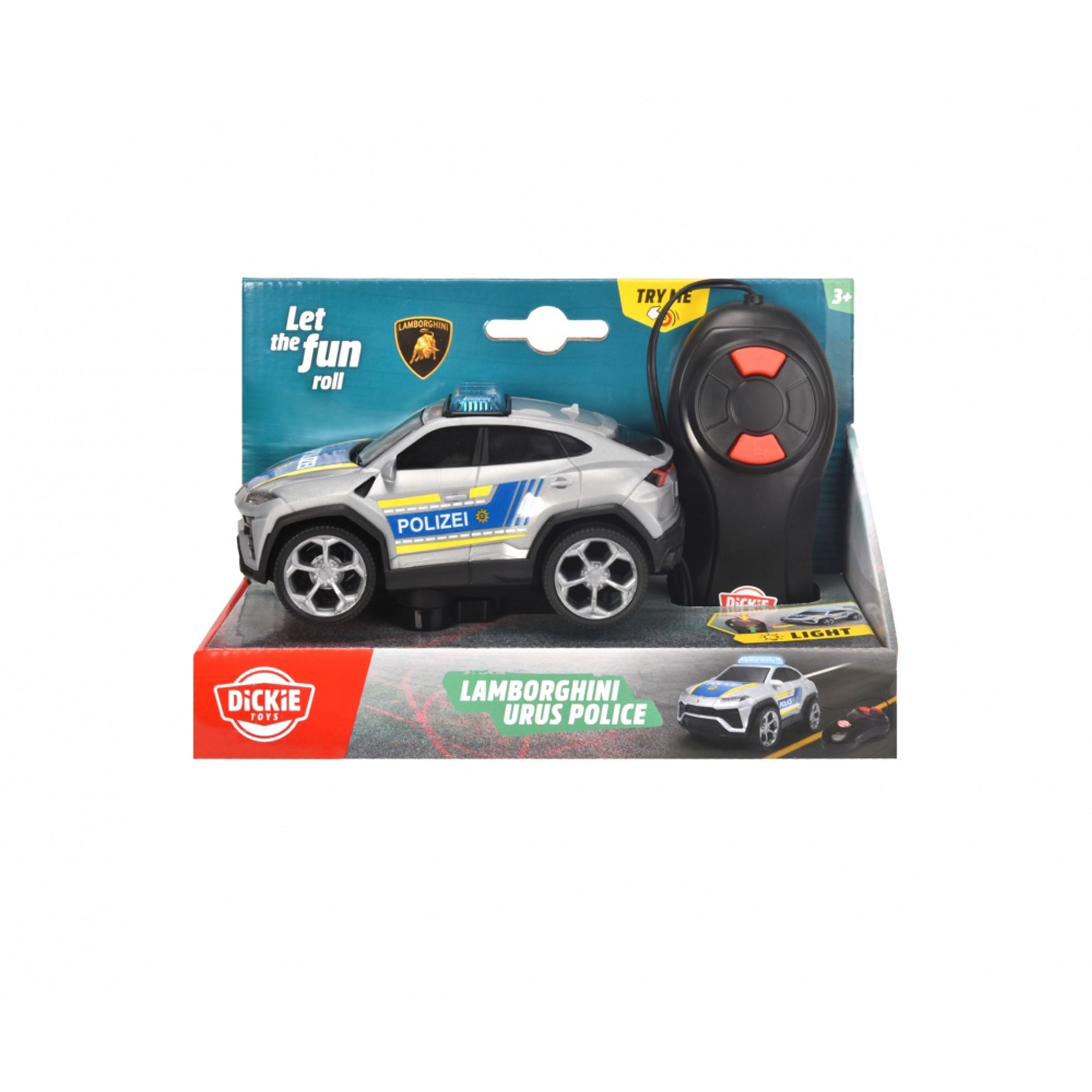 dickie-toys-polizeiauto-lamborghini-urus-13-cm-kabelferngesteuert-mit-blaulicht image 6