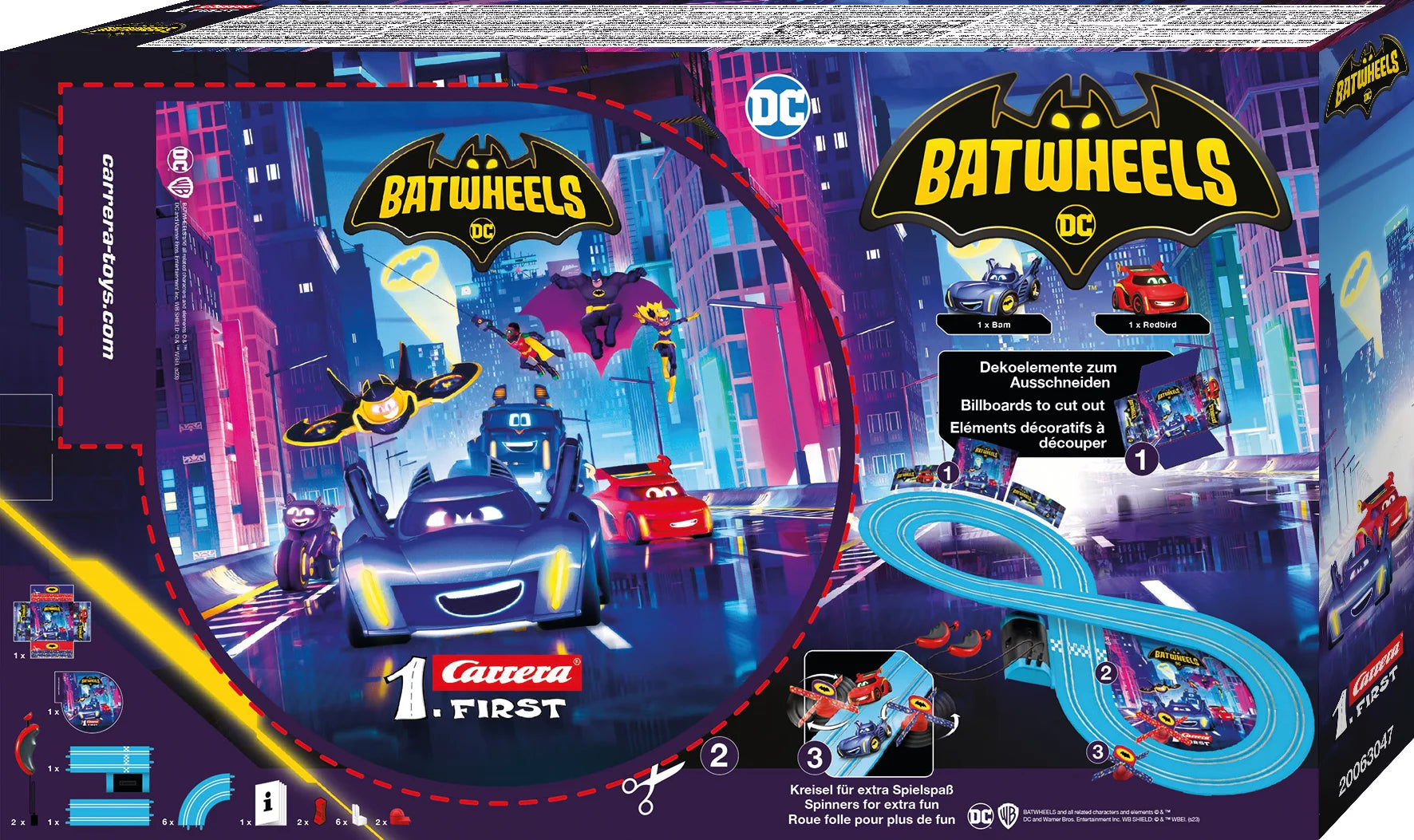 carrera-rc-batwheels-time-for-action-carrera-first-slotcar-rennbahn-set image 2