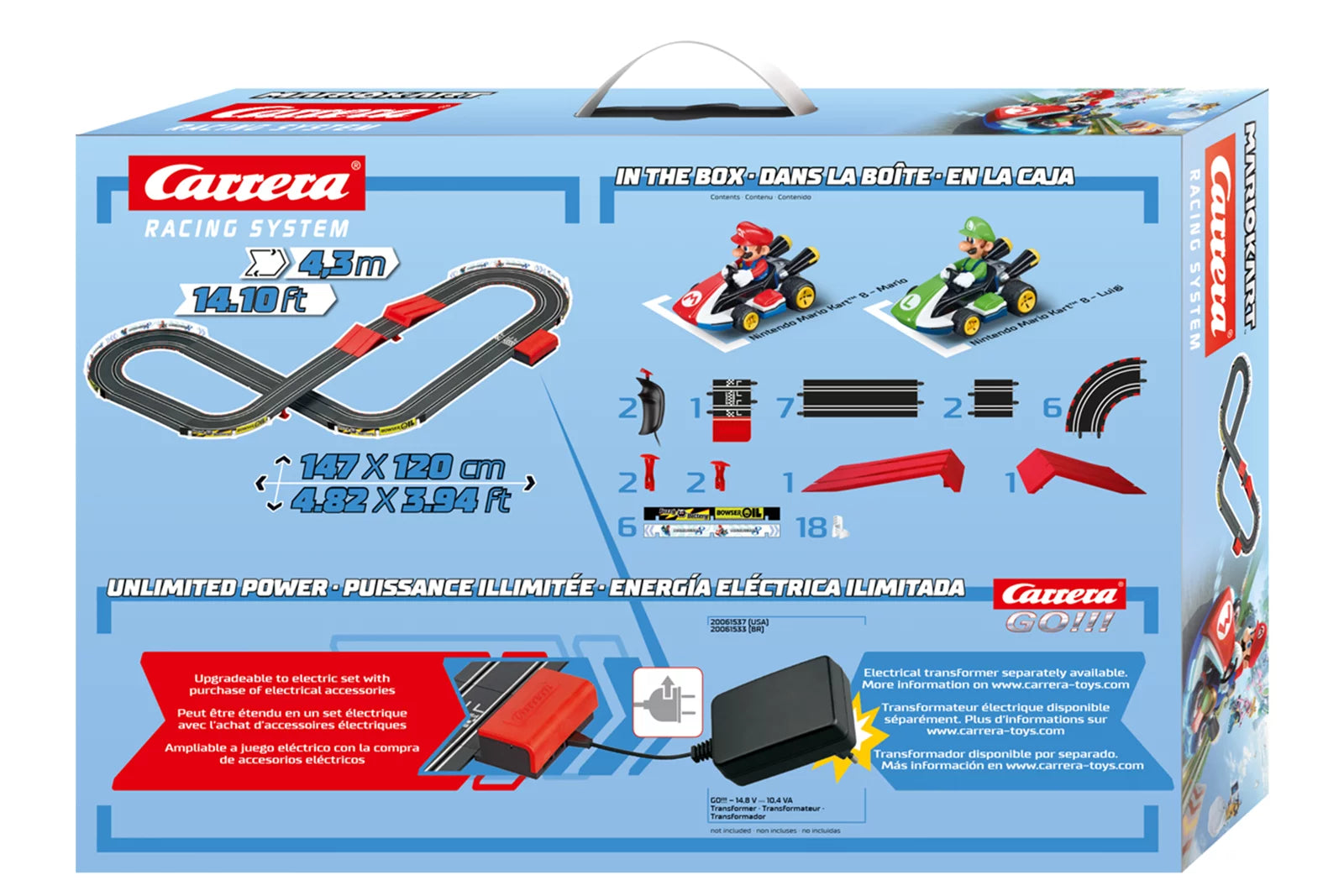 carrera-rc-mario-kart-go-set-4-3-m-mit-sprungschanze-autorennbahn image 3