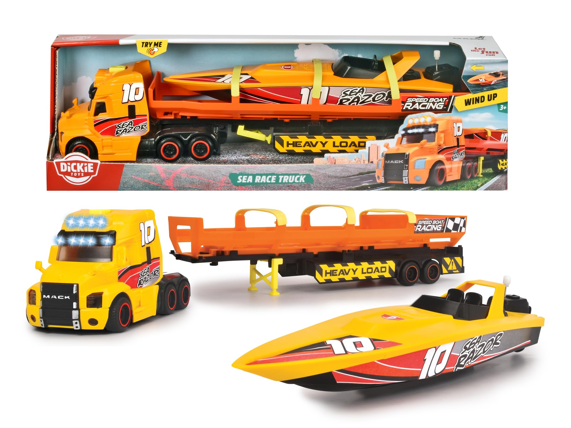 dickie-toys-sea-race-truck-schwertransporter-mit-boot-und-anh-nger-orange image 6