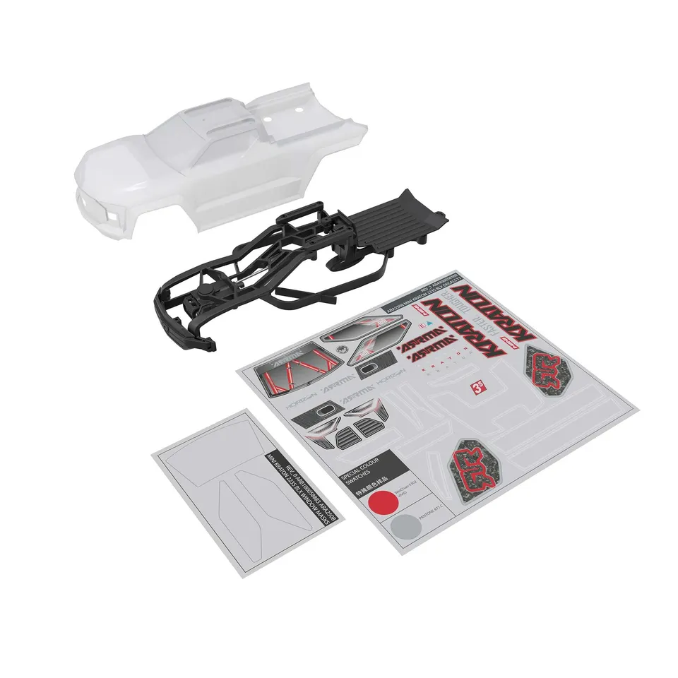 arrma-mini-kraton-body-ara-2651-clear-unlackiert image 1