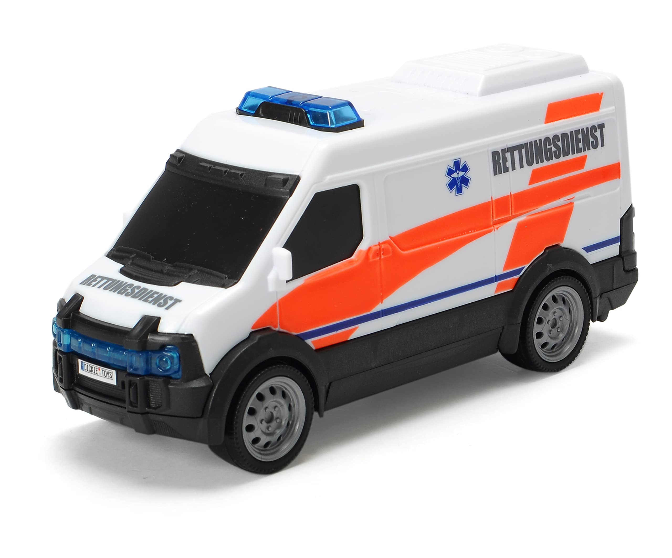 dickie-toys-sos-rettungsstation-mit-polizei-feuerwehr-krankenwagen-licht-sound image 3
