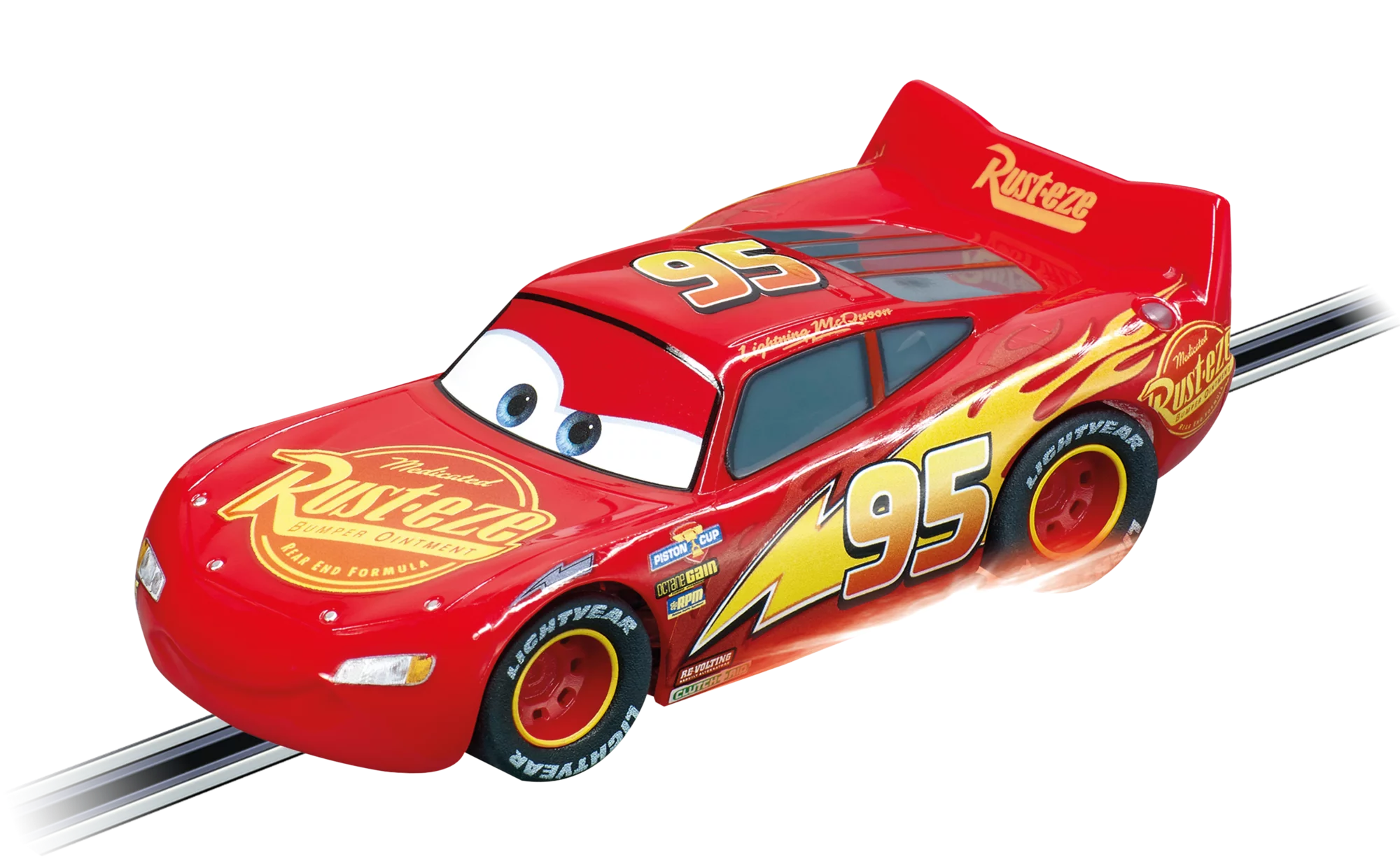 carrera-rc-disney-pixar-cars-lightning-mcqueen-neon-nights-go-slotcar-1-43 image 1