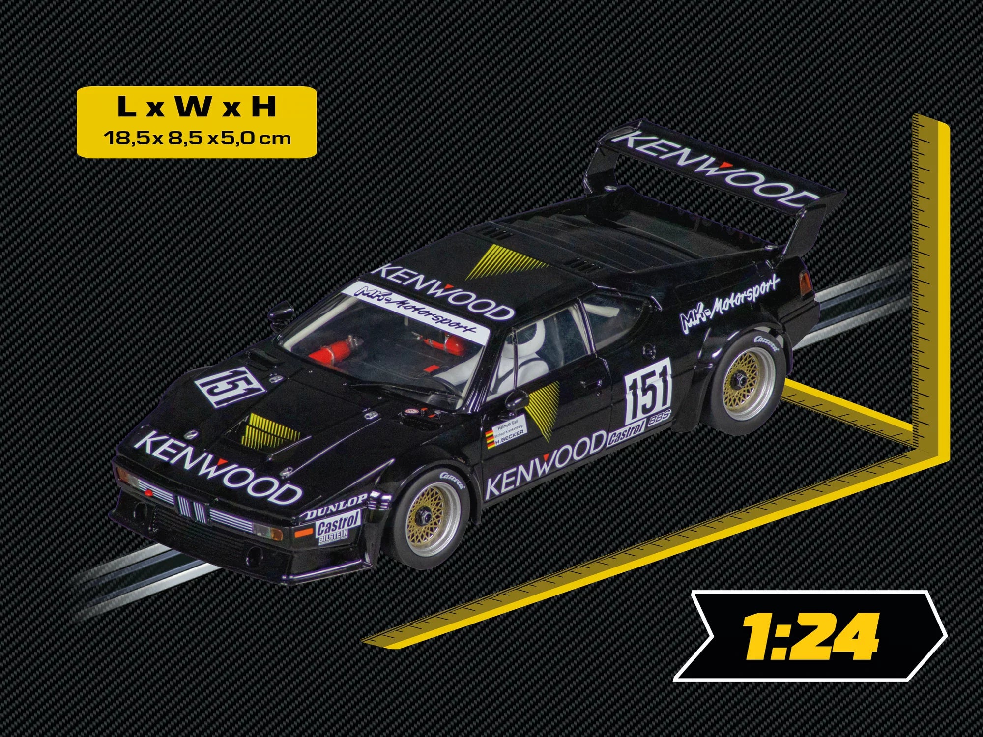 carrera-digital-124-bmw-m1-procar-mk-motorsport-no-151-drm-1986-slotcar-1-24 image 6