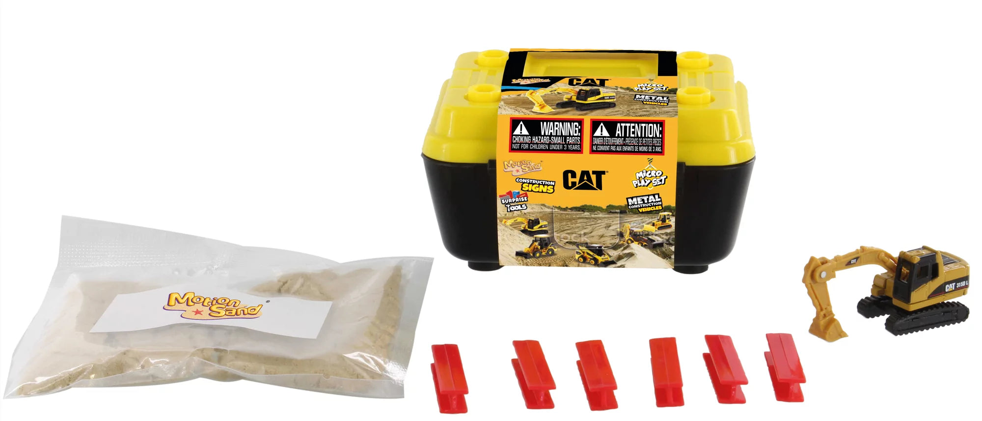 carrera-cat-micro-315d-l-bagger-playbox-kit-metall-5-3-cm-mit-motion-sand image 2