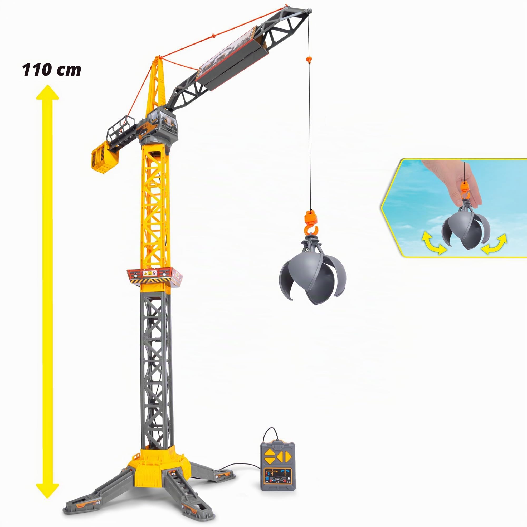 dickie-toys-mighty-crane-kran-110-cm-mit-kabel-fernbedienung image 4