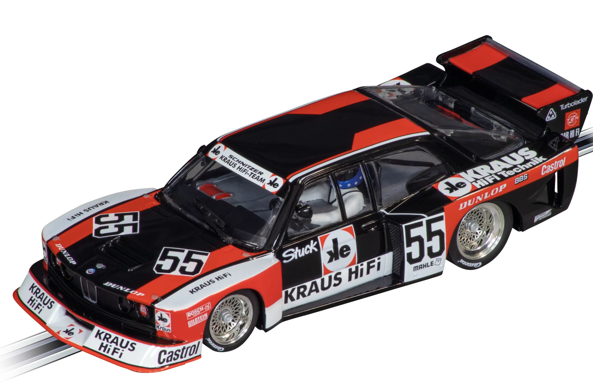 carrera-evolution-bmw-320-turbo-flachbau-team-schnitzer-no-55-drm-1980-slotcar-1 image 1