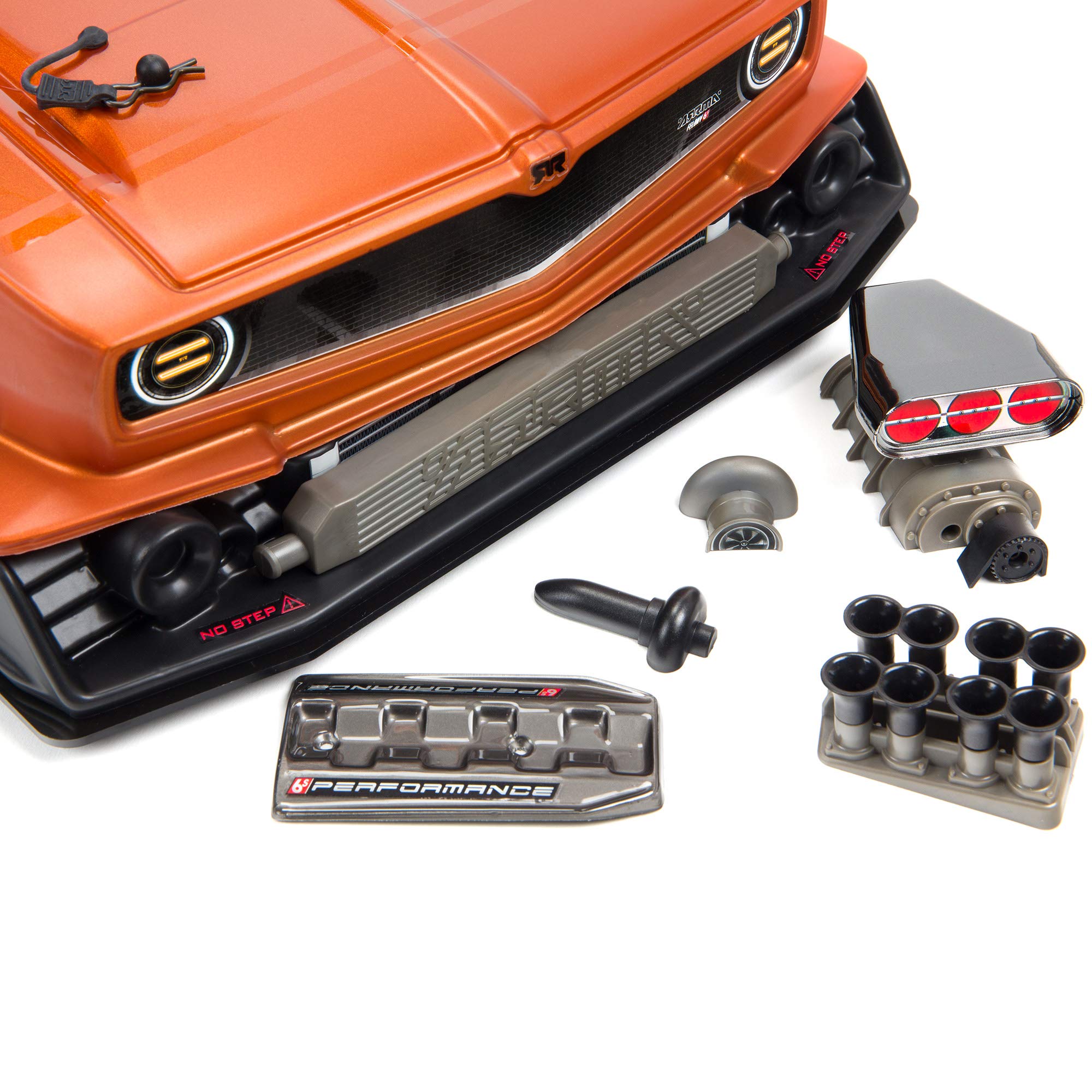 arrma-1-7-felony-6s-blx-street-bash-muscle-car-rtr-orange image 3