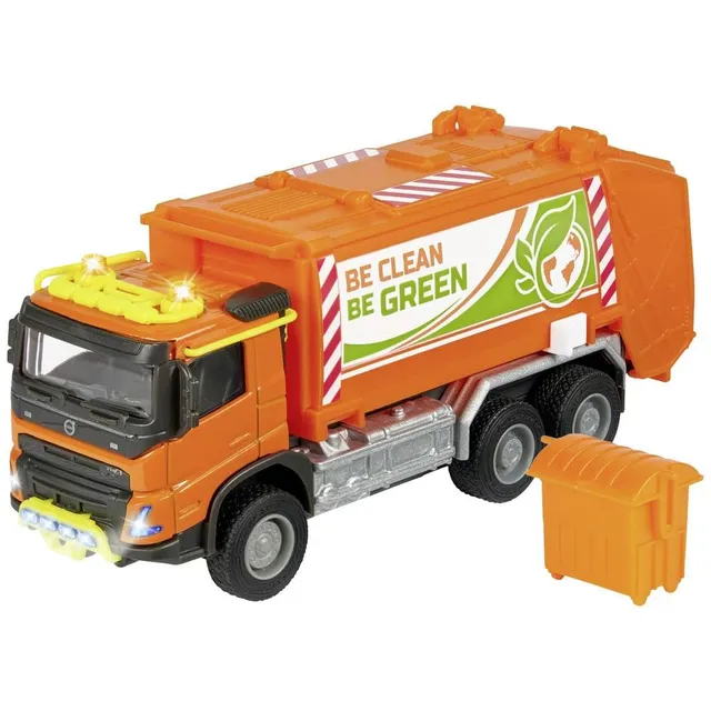 majorette-volvo-m-llabfuhr-spielzeug-lkw-als-m-llwagen-mit-licht-sound-und-funkt image 1