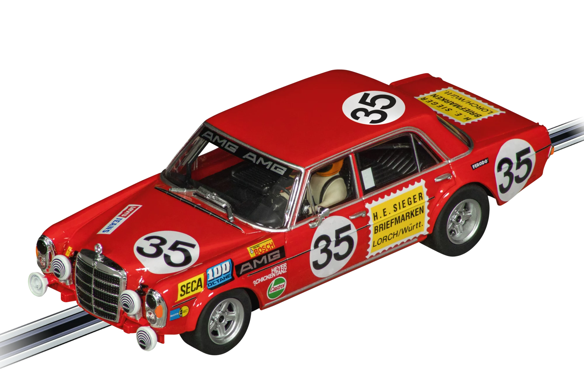 carrera-rc-mercedes-benz-300-sel-6-3-amg-no-35-slotcar-1-32 image 1