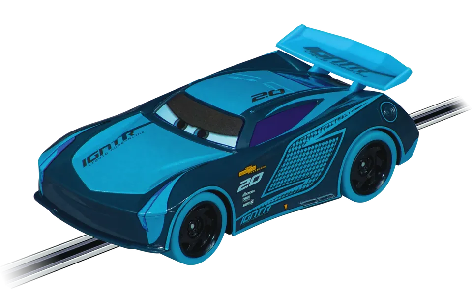 carrera-rc-jackson-storm-glow-racers-disney-cars-go-1-43 image 1