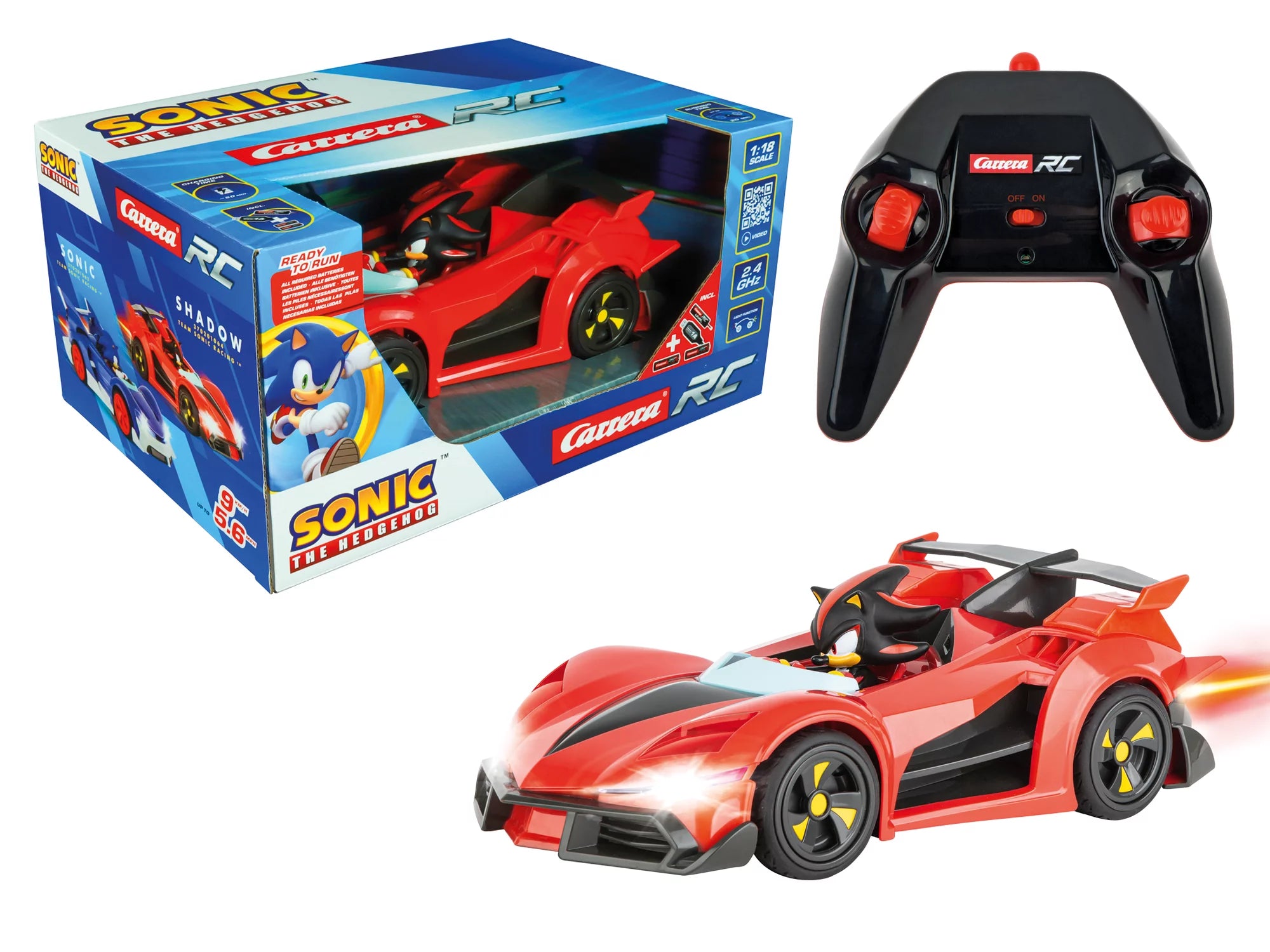 carrera-rc-2-4ghz-team-sonic-racing-shadow-performance-version-rc-auto image 2