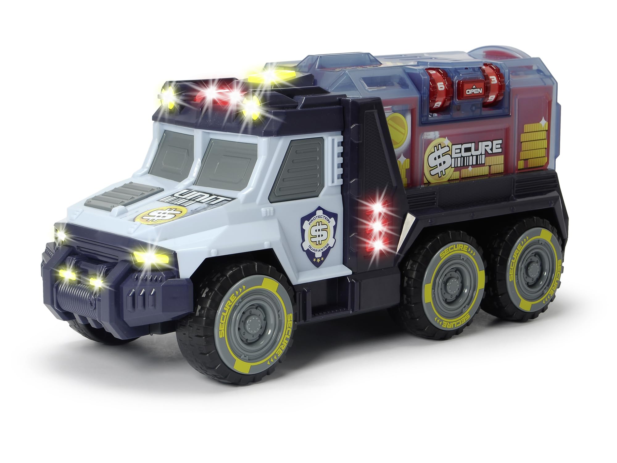 dickie-toys-money-truck-geldtransporter-35-cm-blau-grau-mit-safe-spardose image 3