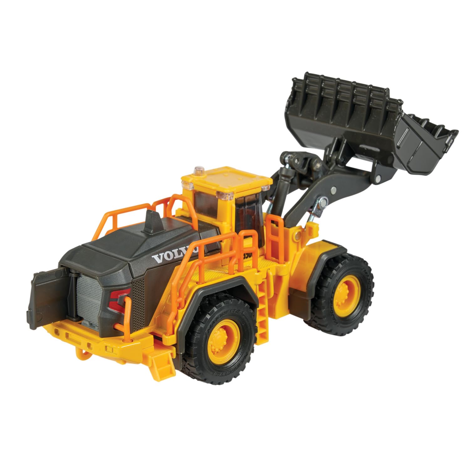 majorette-volvo-wheel-loader-radlader-21-cm-gelb-metall image 2