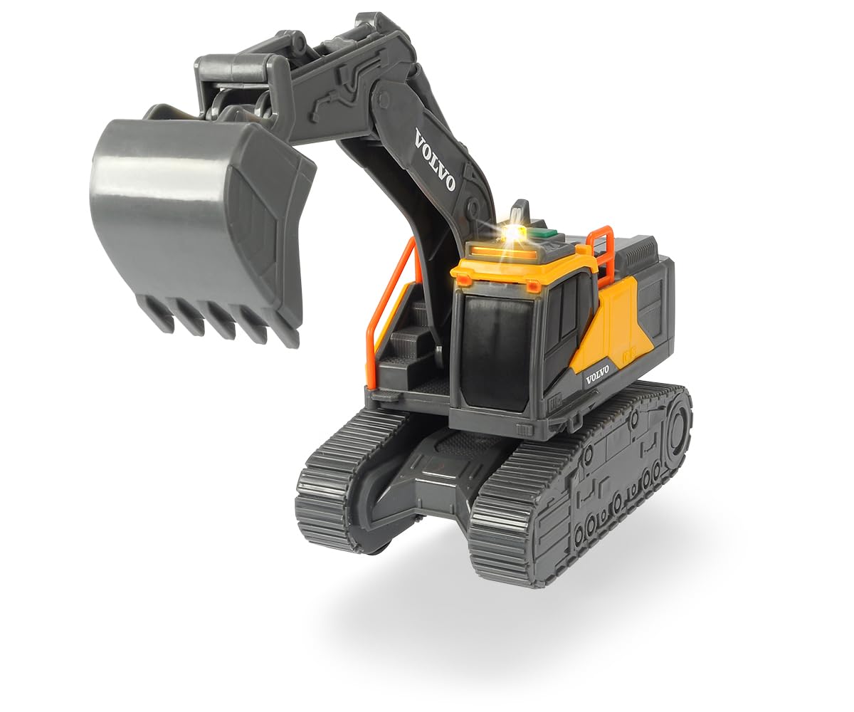dickie-toys-volvo-radlader-baustellenfahrzeug-23-cm-mit-licht-sound-und-kippscha image 6