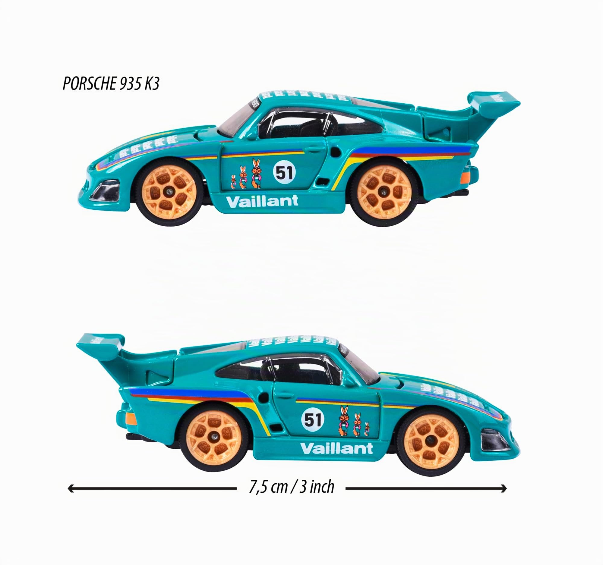 majorette-porsche-motorsport-deluxe-953-k3-modellauto-7-5-cm-gr-n-mit-sammelbox image 3