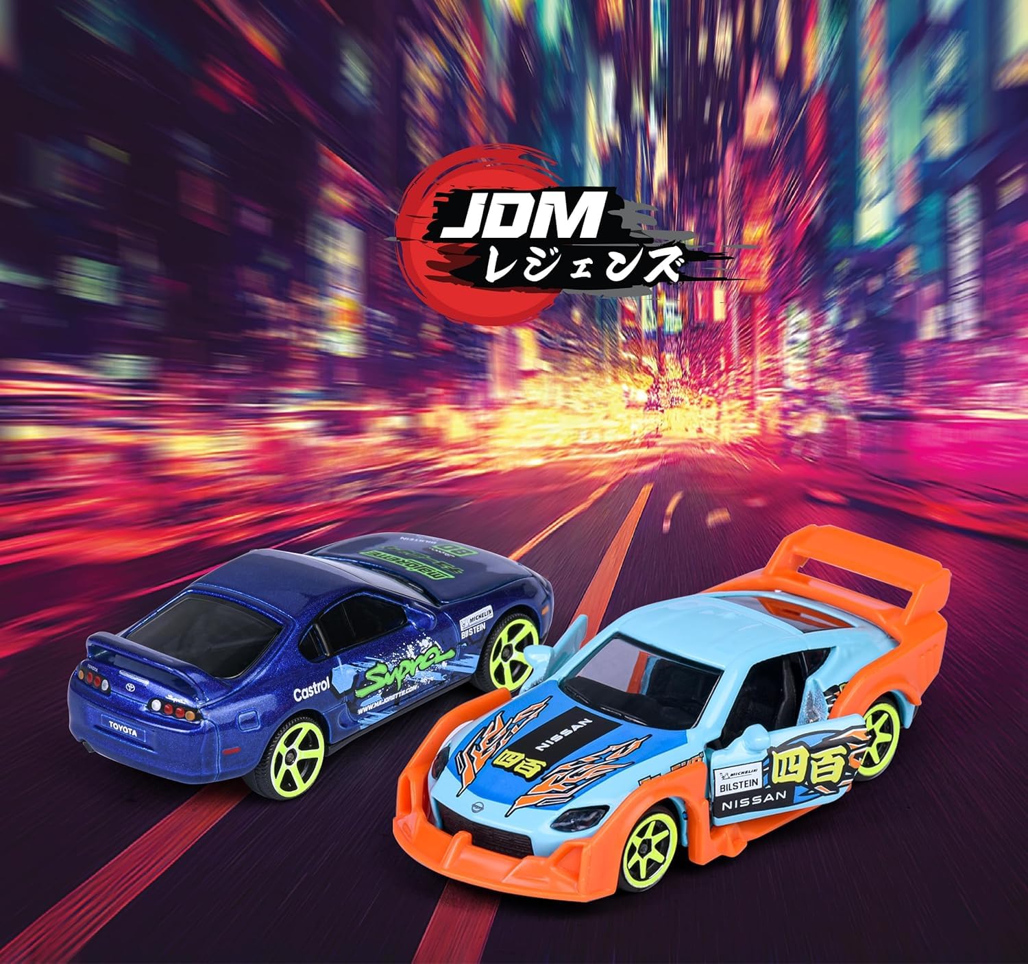 majorette-japan-series-deluxe-einzelauto-1-64-7-5cm-metall-mit-tuning-teil image 5