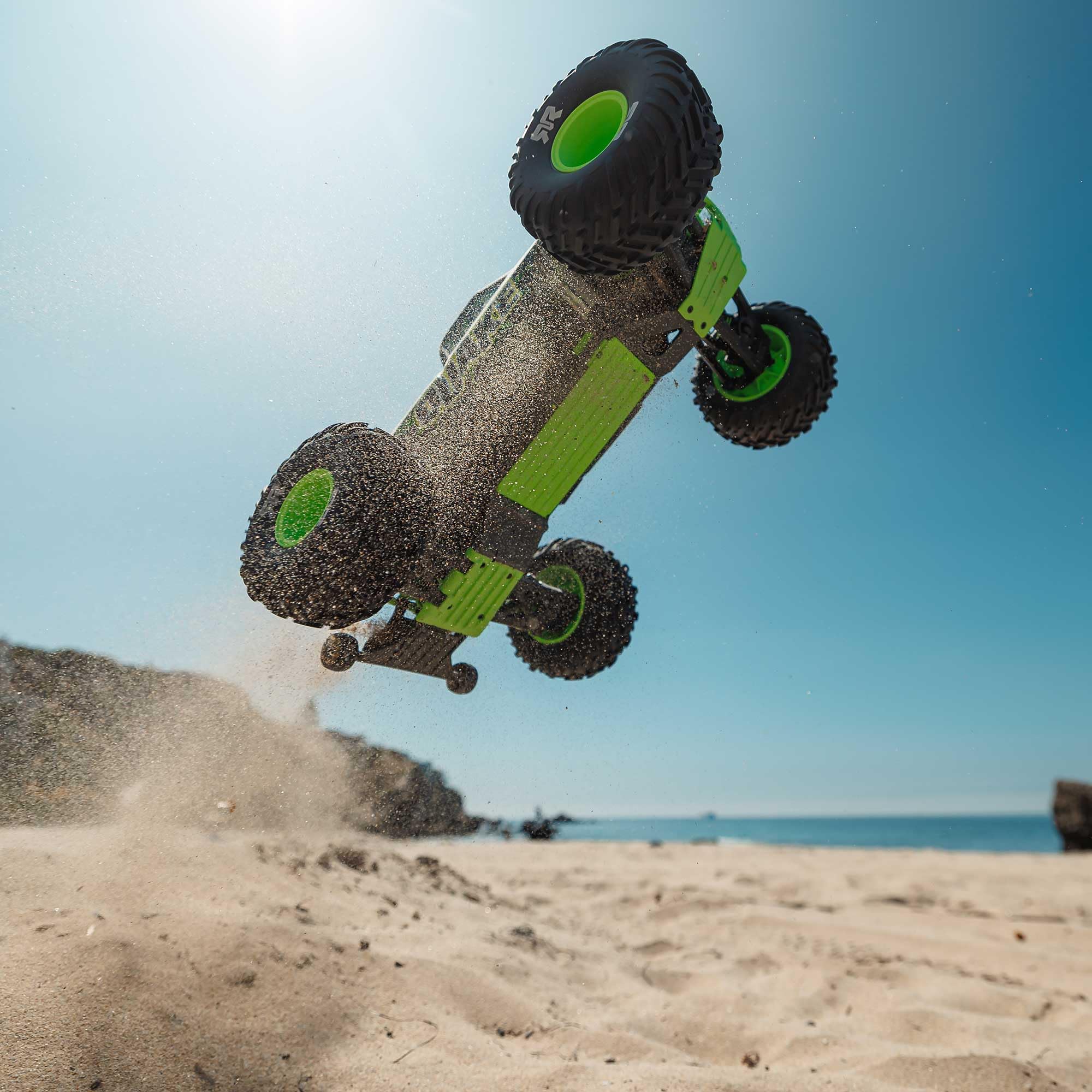 arrma-1-10-quake-223s-dsc-2wd-rtr-brushless-monster-truck-gr-n-bis-80-km-h image 6