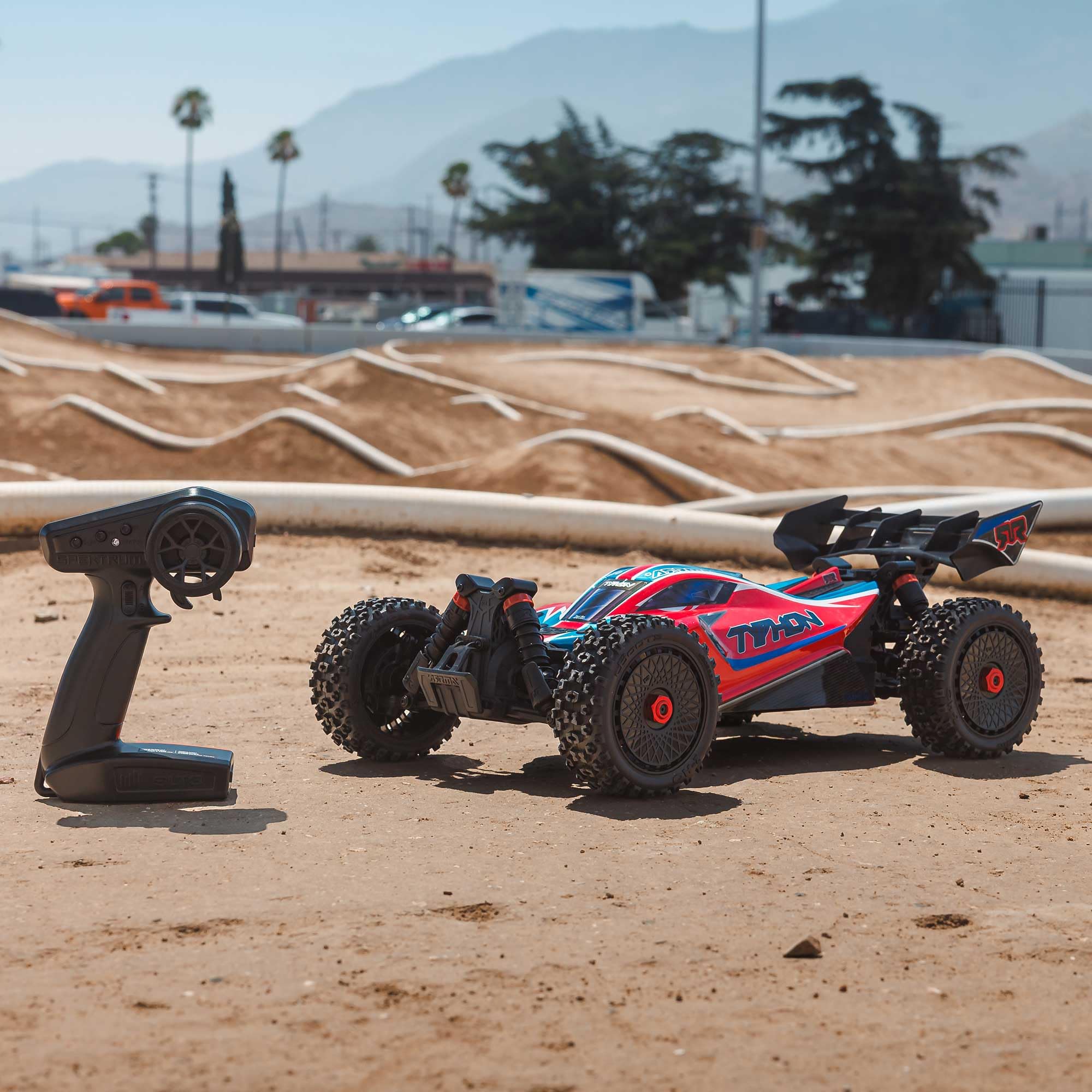 arrma-typhon-223s-4x4-rtr-brushless-speed-buggy-1-8-red image 2