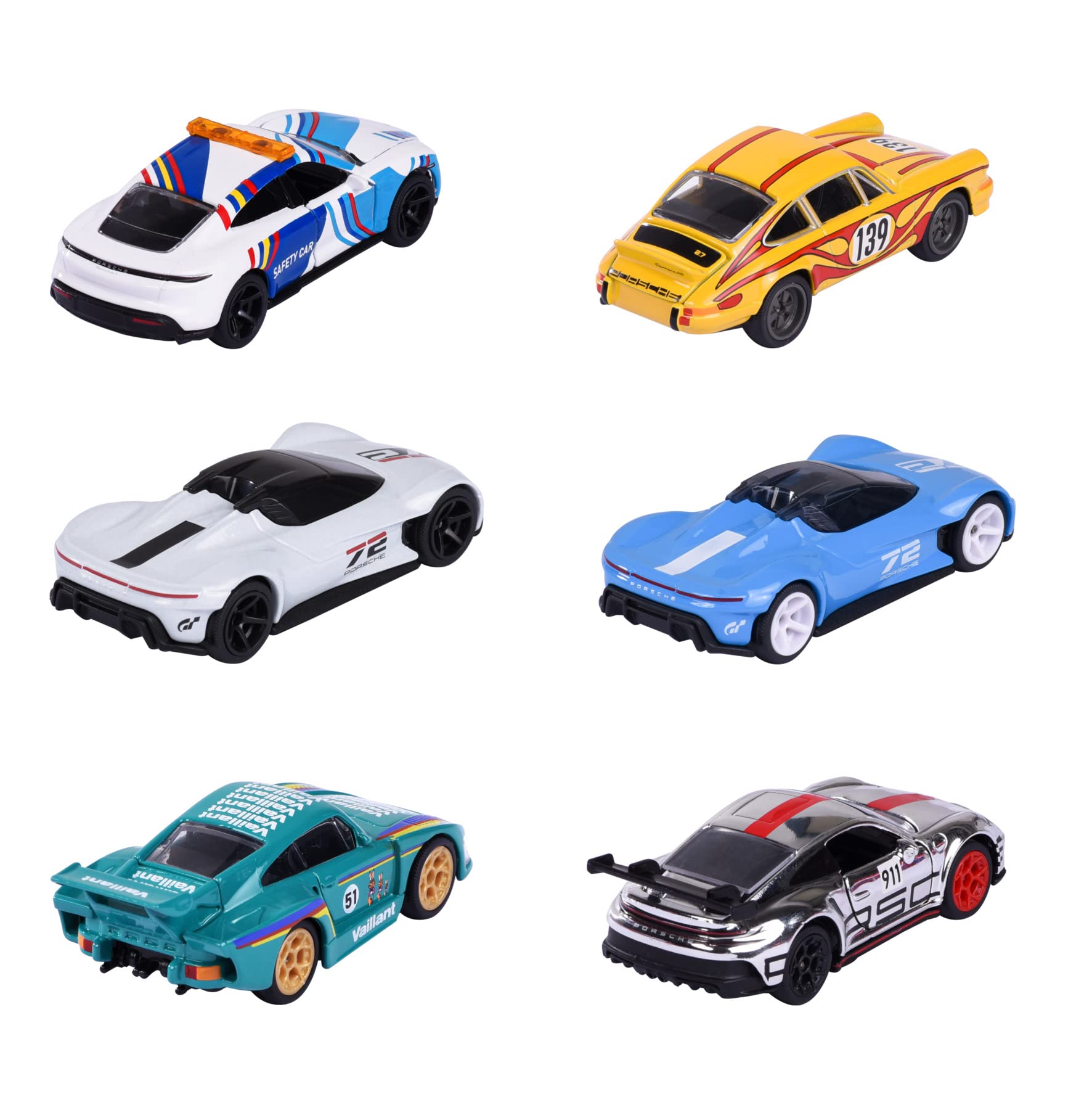 majorette-porsche-deluxe-edition-modellauto-7-5cm-mit-sammelbox image 2