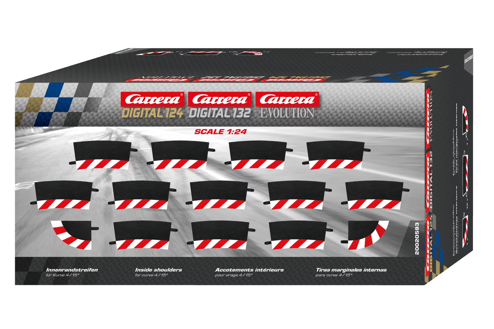 carrera-innenrandstreifen-kurve-4-15-endst-cke-ma-stab-1-24 image 2