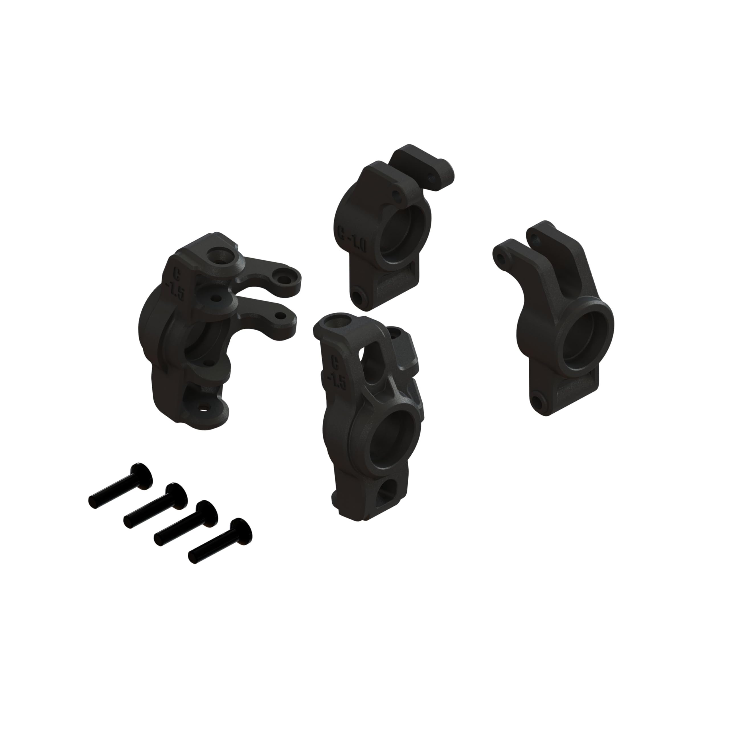 arrma-grom-hub-set-b-front-rear-radtr-ger-ara330841 image 1