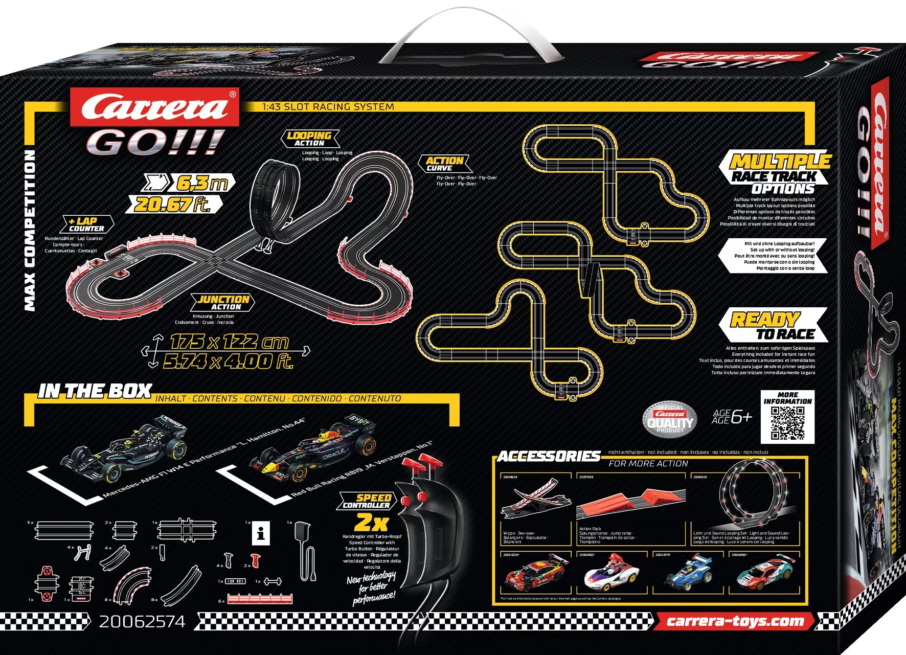 carrera-rc-carrera-go-max-competition-f1-rennbahn-set-6-3-m image 3