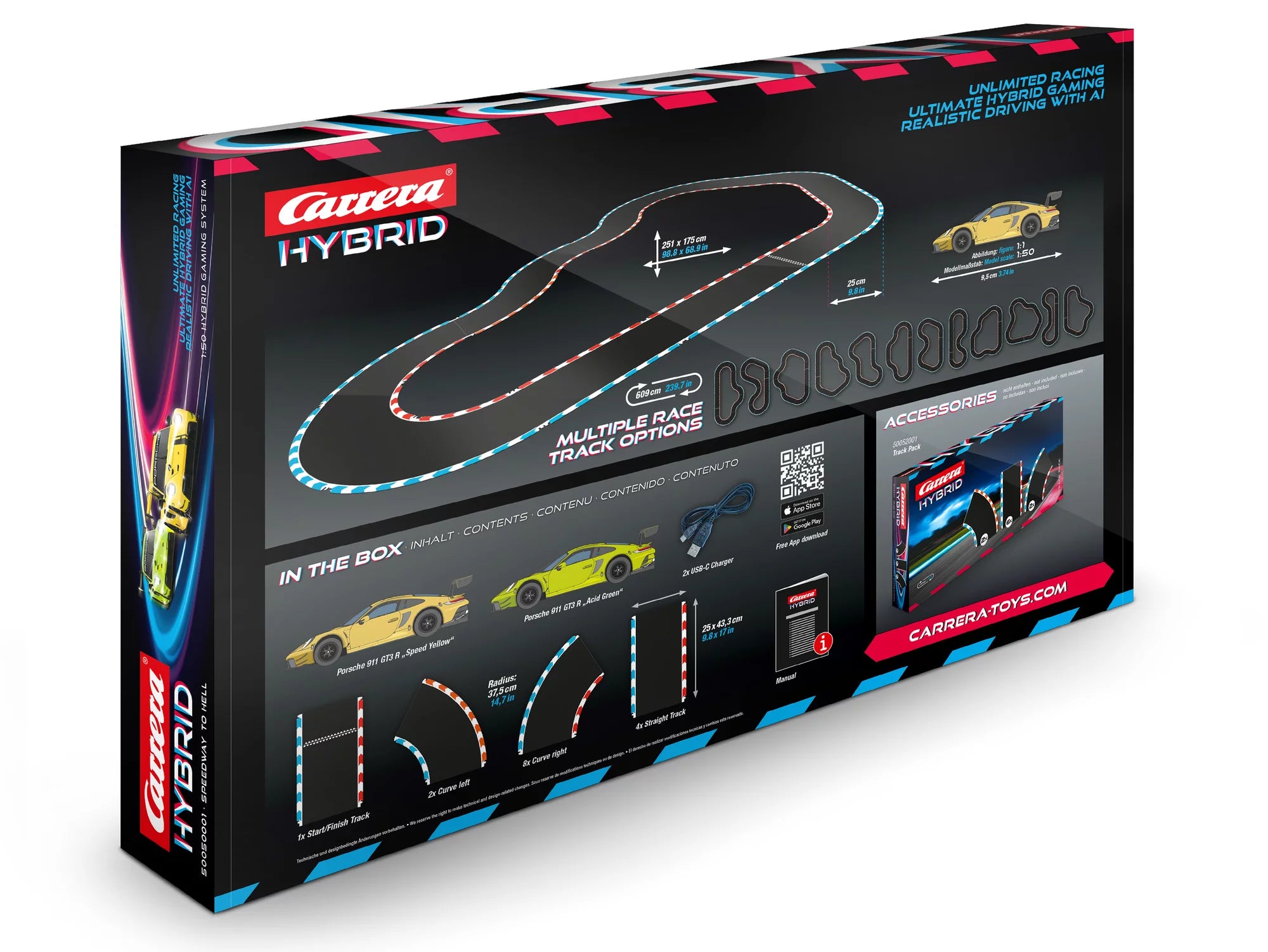 carrera-hybrid-speedway-to-hell-set-porsche-911-gt3-r image 2