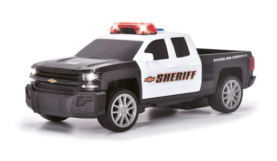 dickie-toys-chevy-silverado-police-polizei-pickup-spielzeugauto image 1