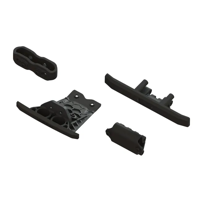 arrma-lower-skid-and-bumper-set-schwarz-ara-1547 image 1