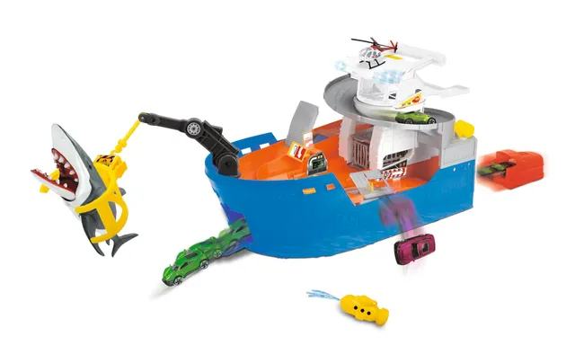 dickie-toys-shark-attack-spielzeugboot-spielset-41-cm image 1
