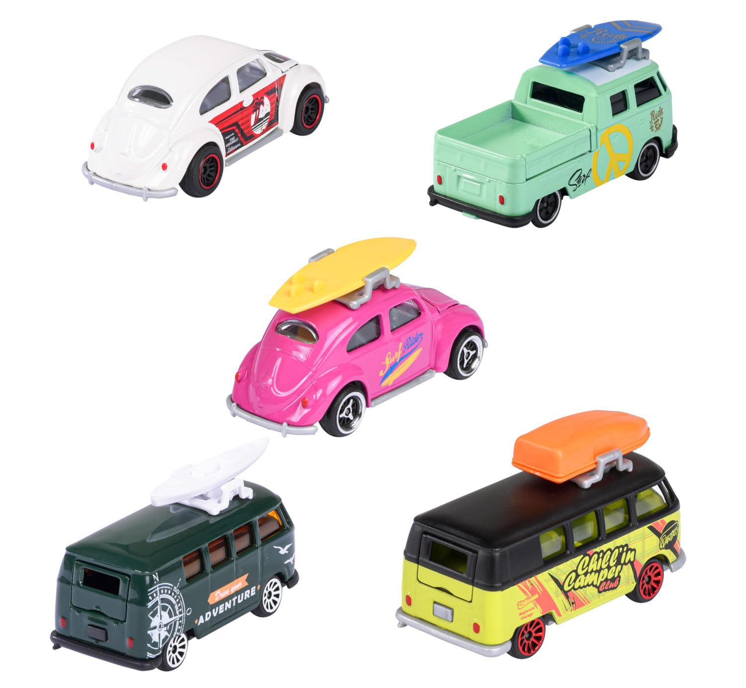 majorette-volkswagen-5er-giftpack-spielzeugautos-die-cast image 2