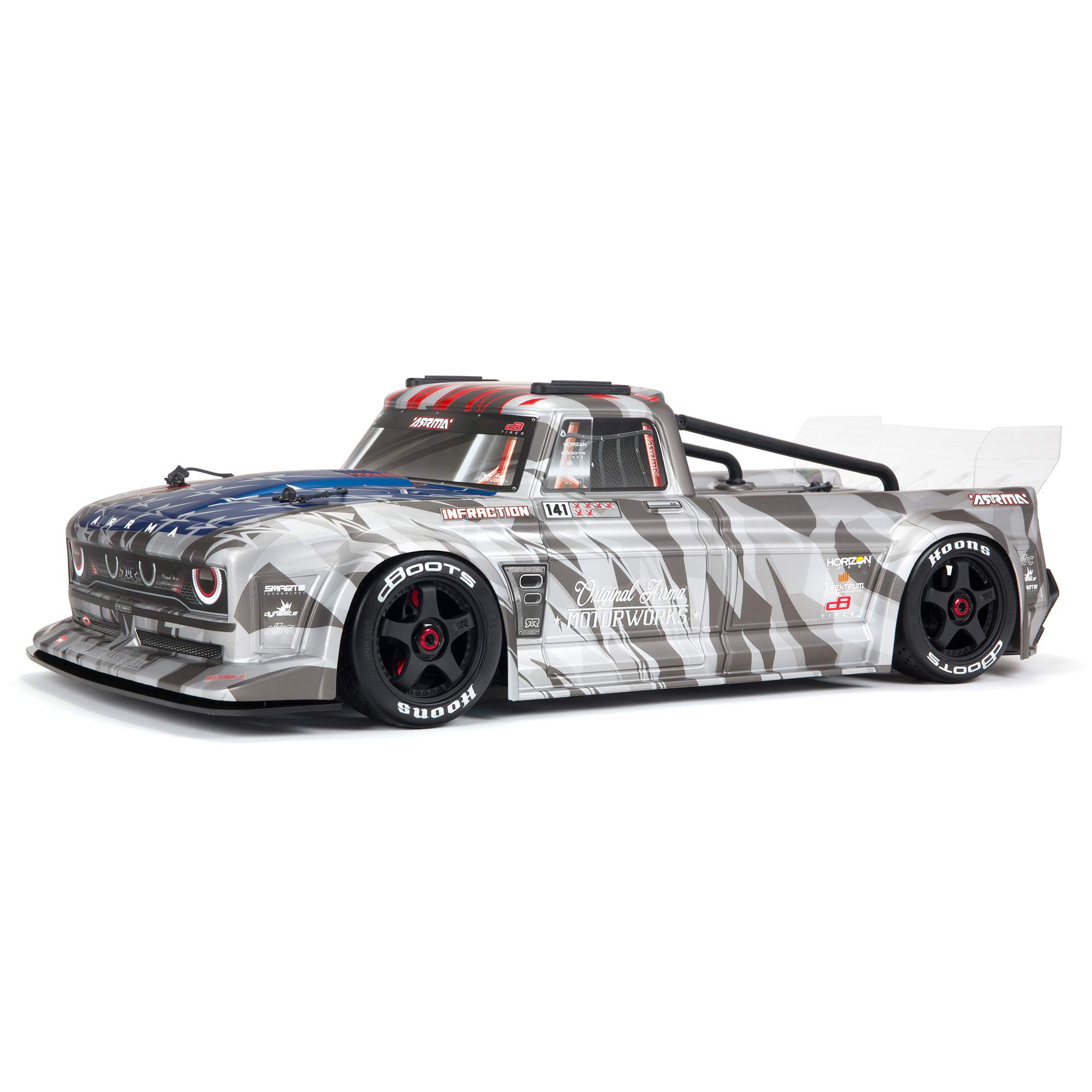 arrma-1-7-infraction-6s-blx-v2-all-road-rc-truck-rtr-silber image 1
