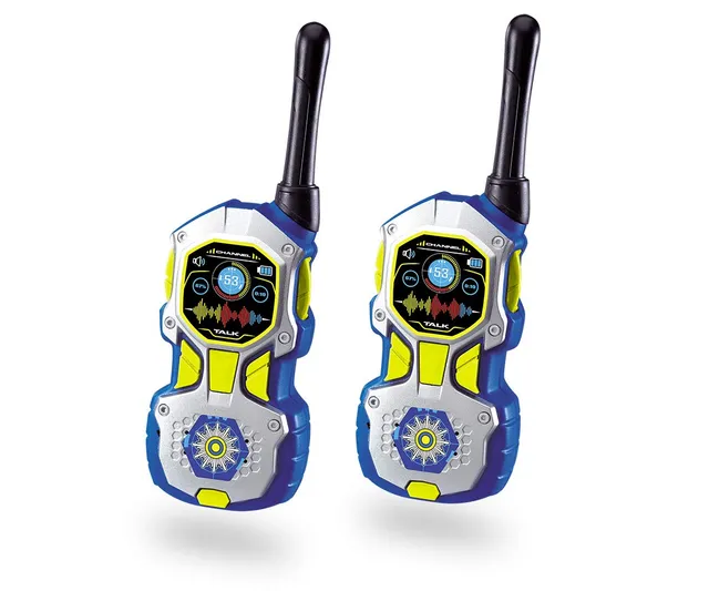 dickie-toys-walkie-talkie-polizei-2er-set-17-cm-80-m-reichweite image 1