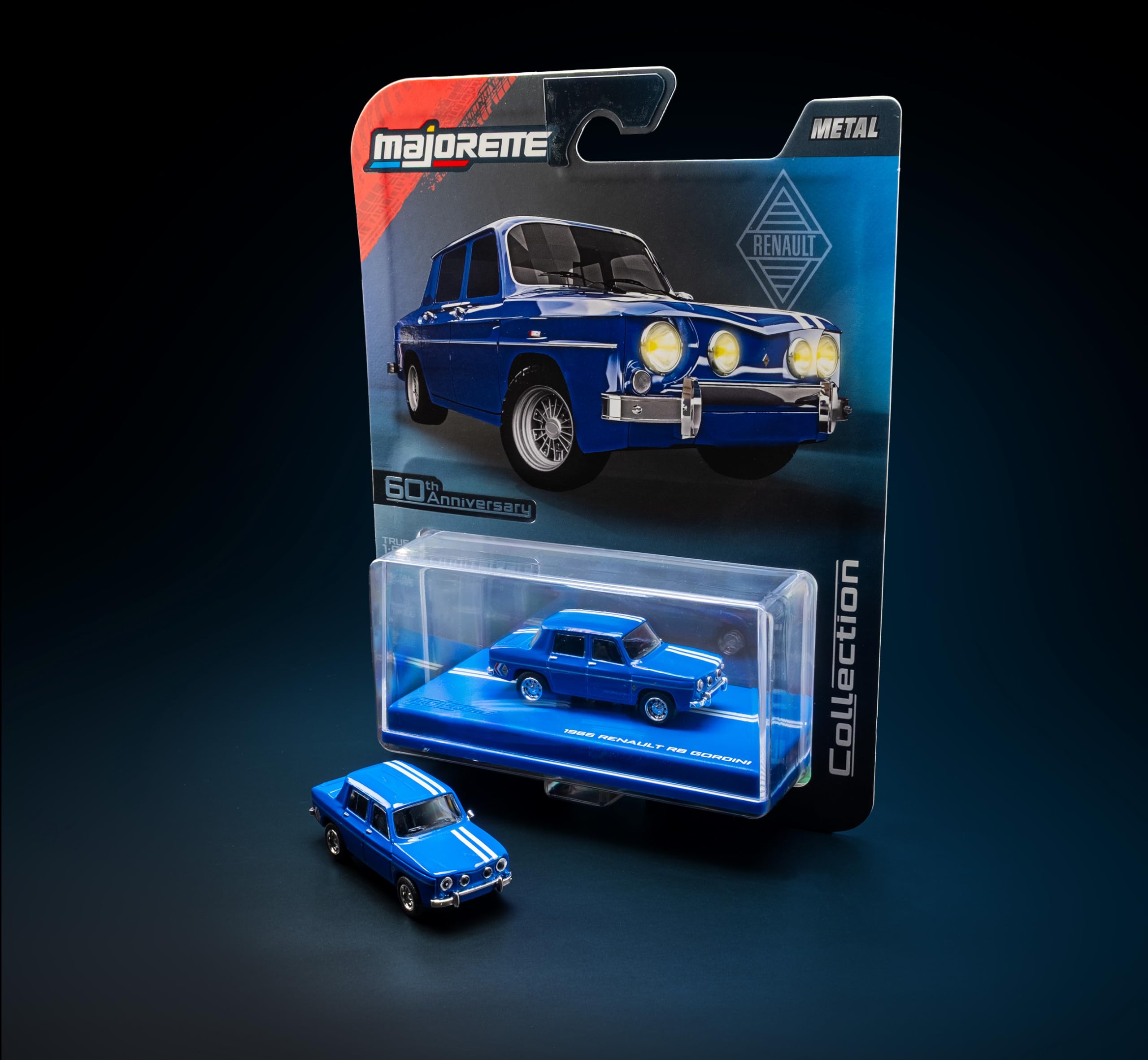 majorette-collection-1966-renault-r8-gordini-1-64-7-cm-mit-showcase image 6