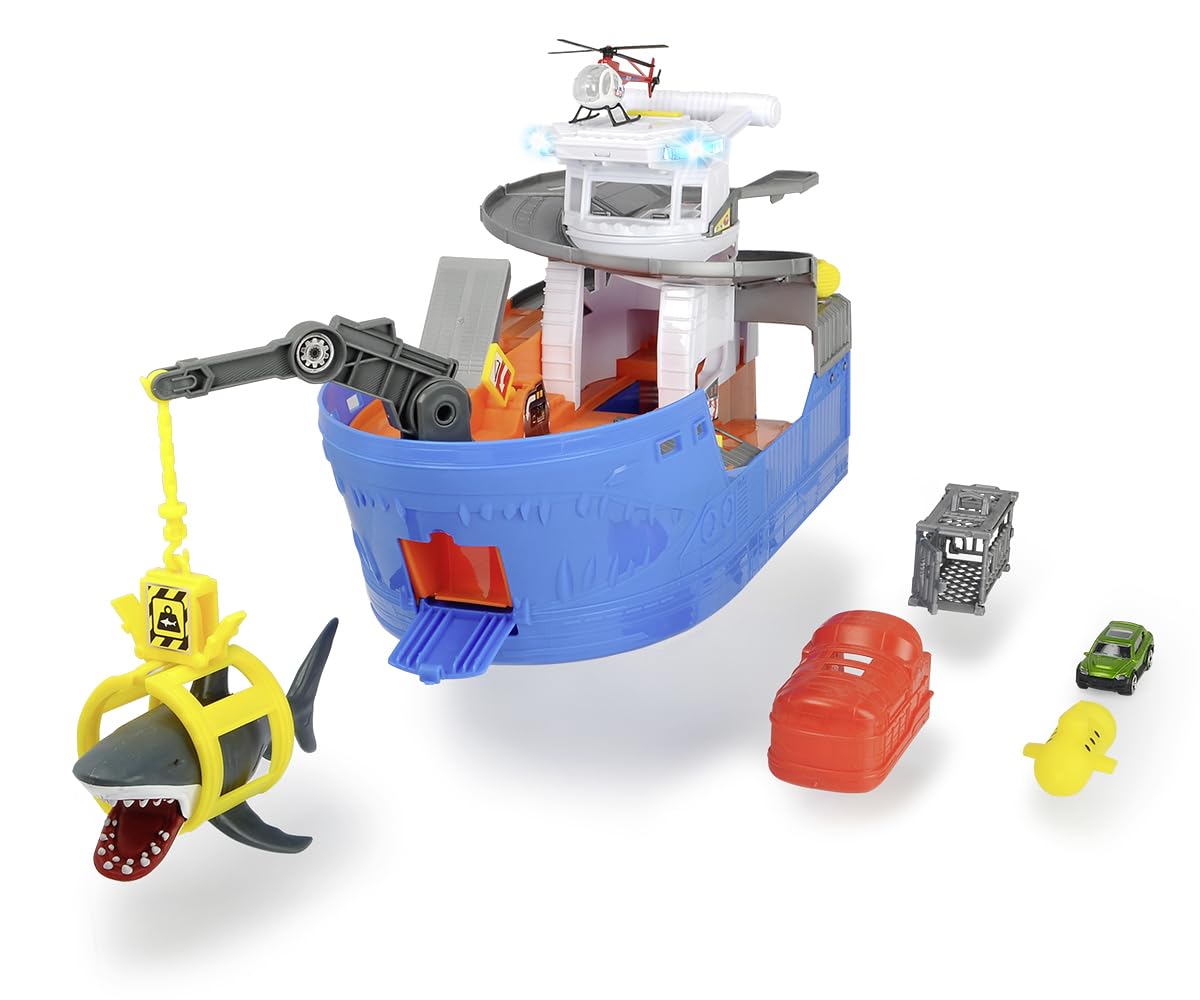 dickie-toys-shark-attack-spielzeugboot-spielset-41-cm image 4