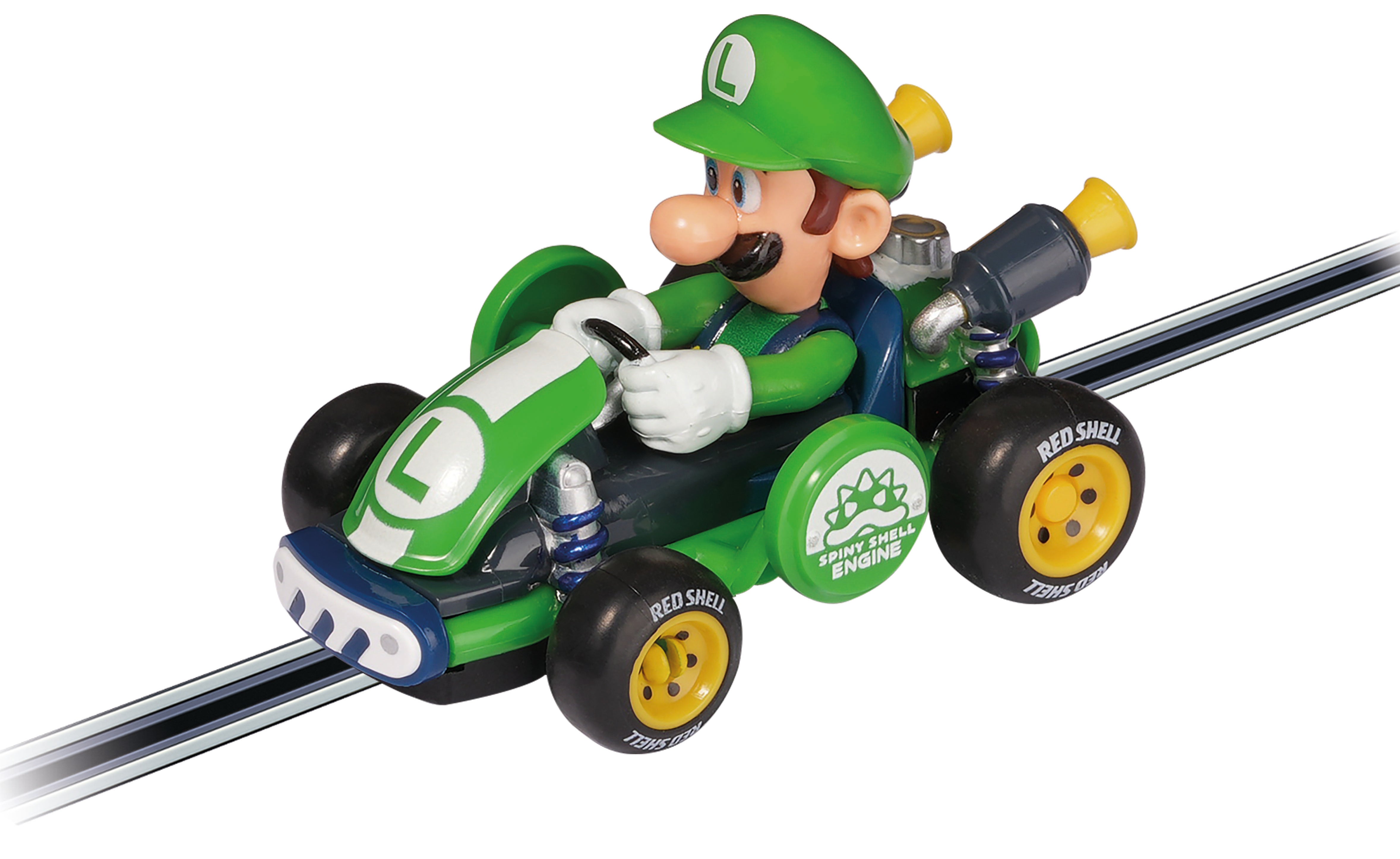 carrera-rc-mario-kart-world-luigi-carrera-go-slotcar-auto-1-43 image 2