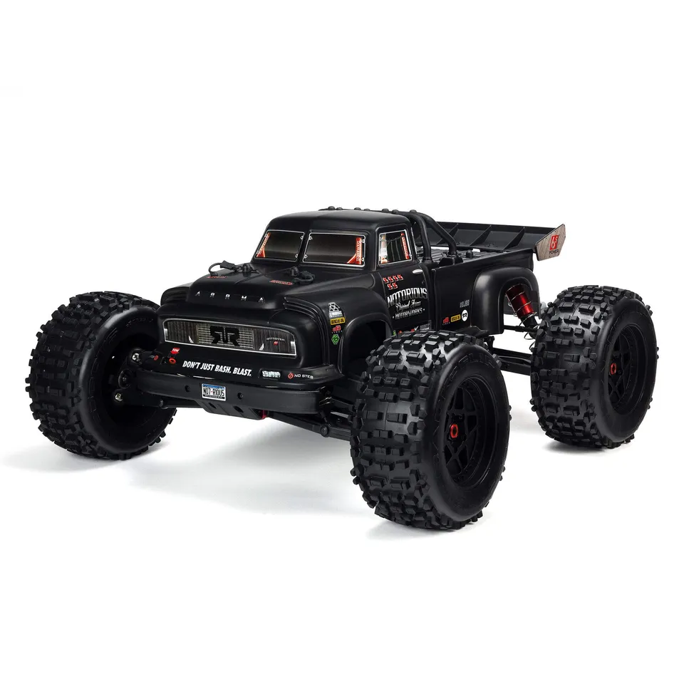 arrma-1-8-notorious-6s-v5-4wd-blx-stunt-truck-rtr-schwarz image 1