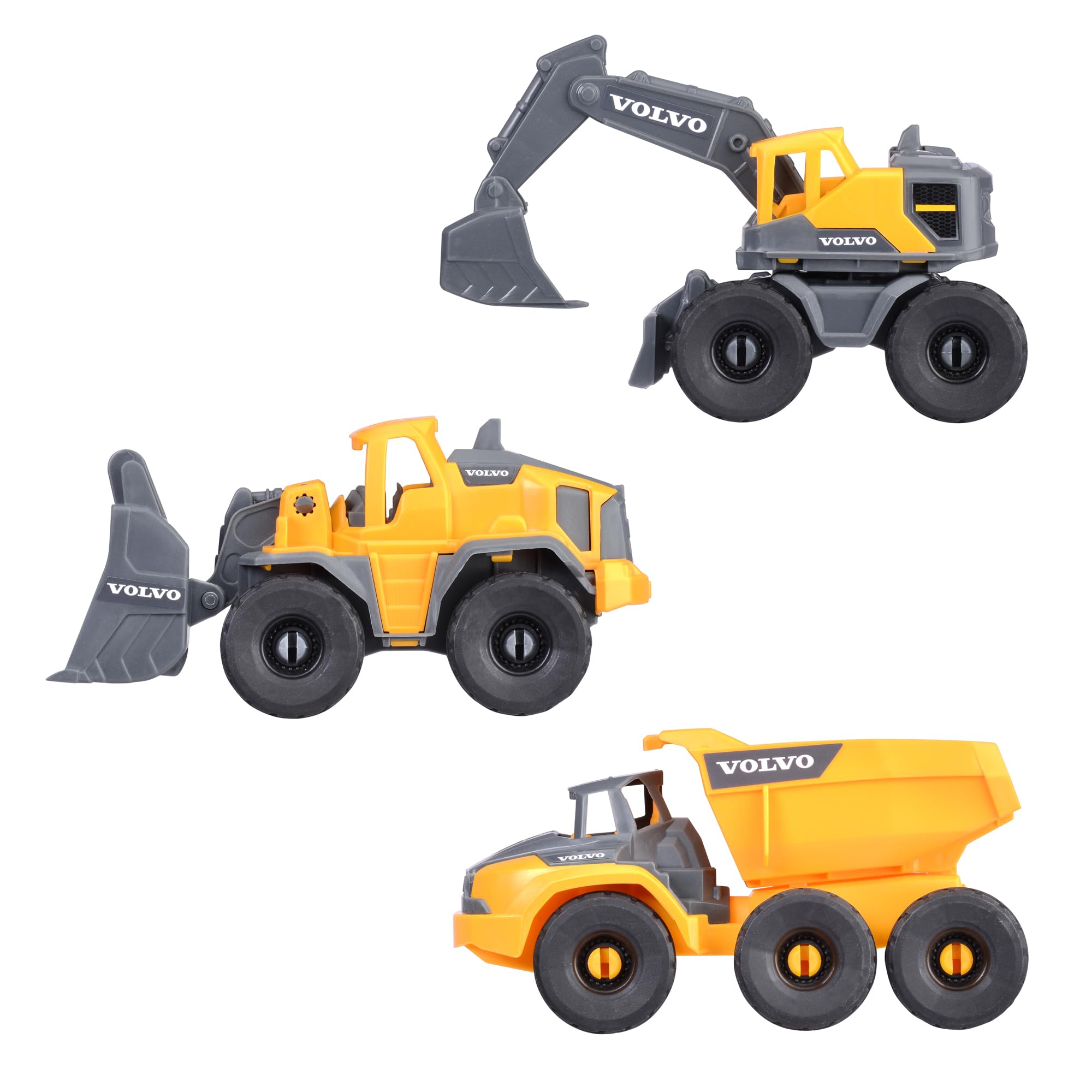 dickie-toys-volvo-construction-set-3-baustellenfahrzeuge-16-cm image 3