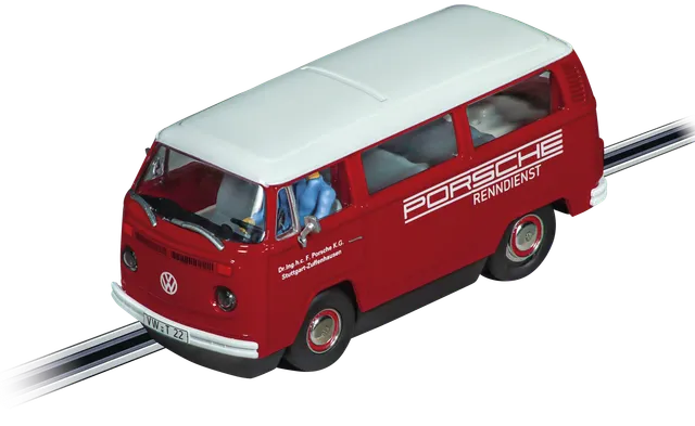 carrera-rc-vw-bus-t2b-porsche-renndienst-slotcar-1-32-evolution image 1