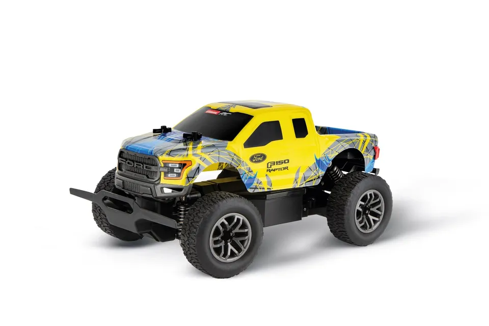 carrera-rc-ford-f-150-raptor-gelb-blau-2-4ghz-rc-offroad-buggy image 1