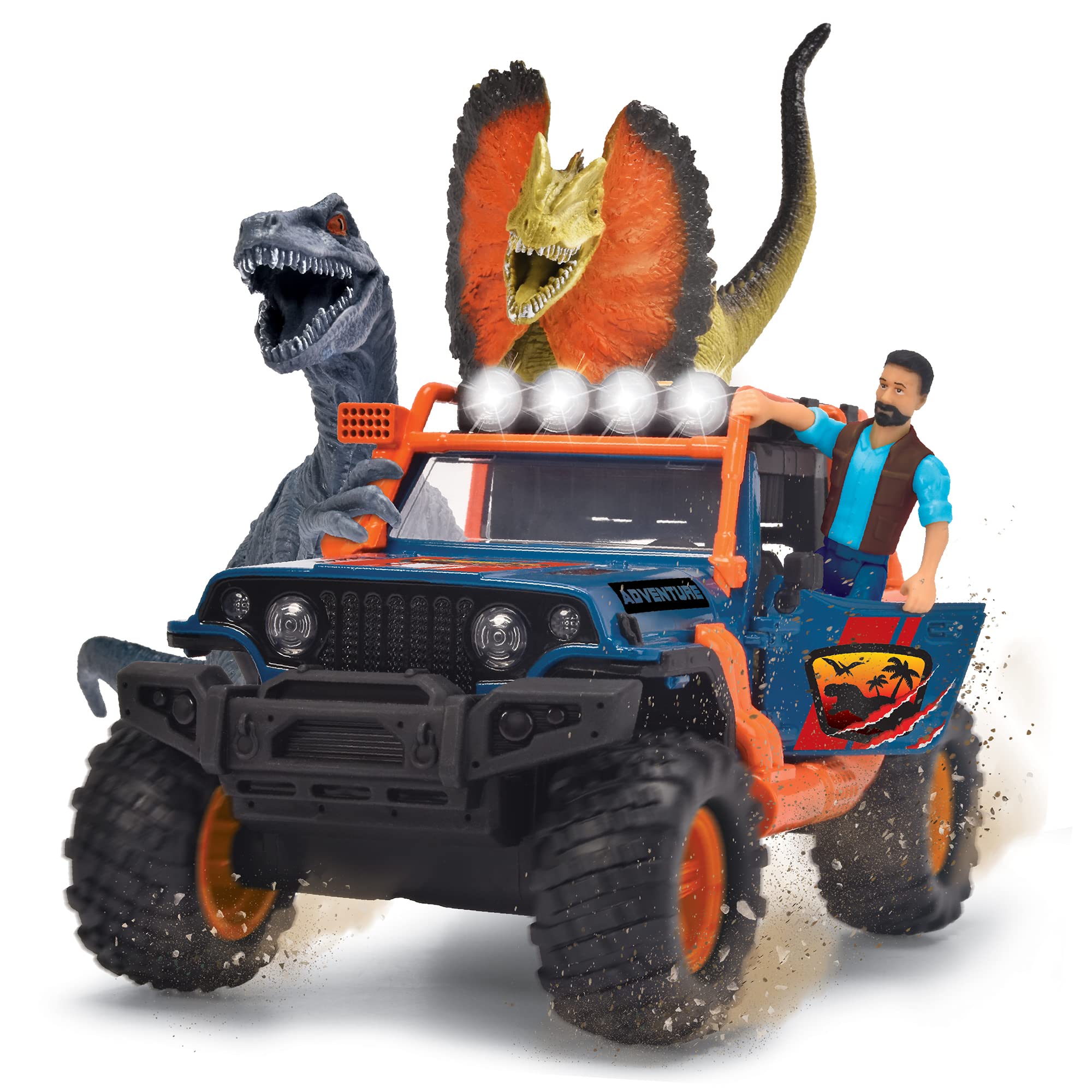 dickie-toys-dino-commander-jeepster-1-24-mit-anh-nger-figuren-und-2-dinos image 3