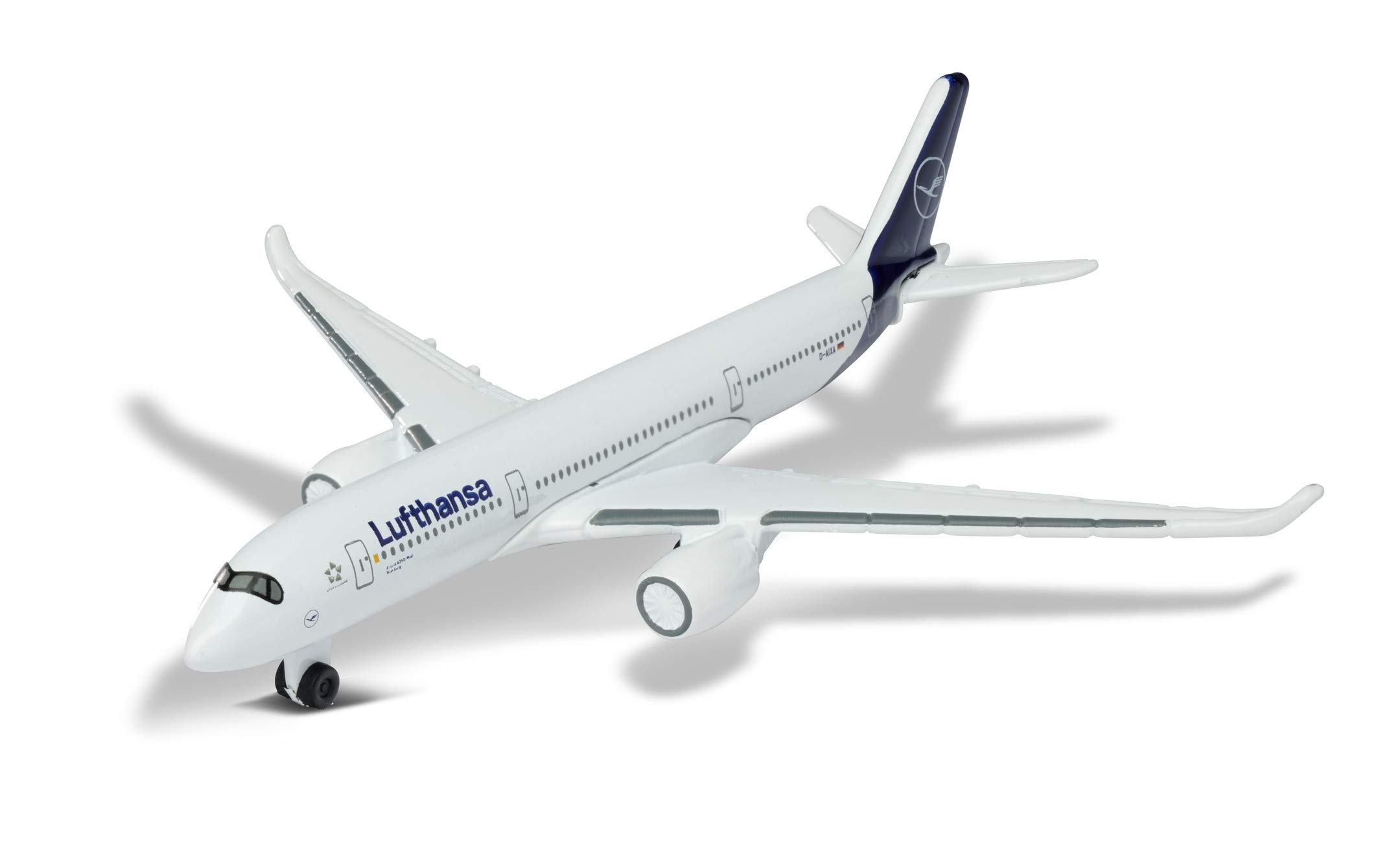 majorette-airbus-a350-lufthansa-flugzeugmodell-13-cm-metall image 1