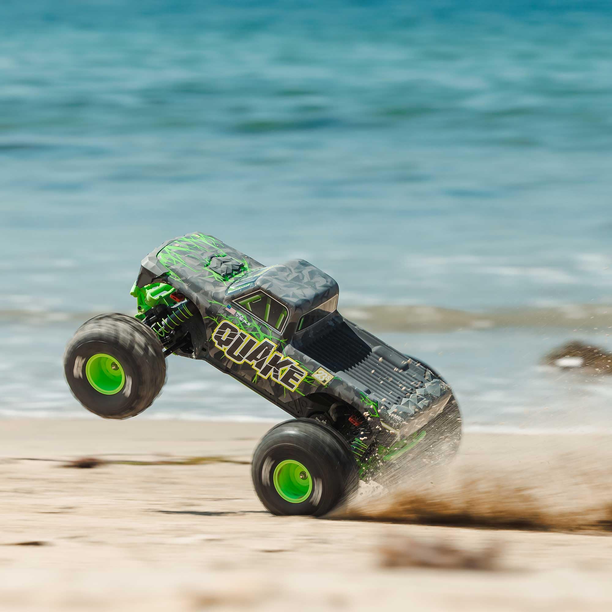 arrma-1-10-quake-223s-dsc-2wd-rtr-brushless-monster-truck-gr-n-bis-80-km-h image 8